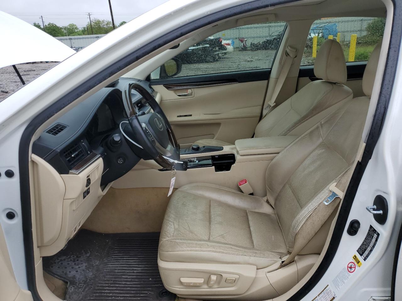 2015 Lexus Es 350 White vin: JTHBK1GG3F2151471