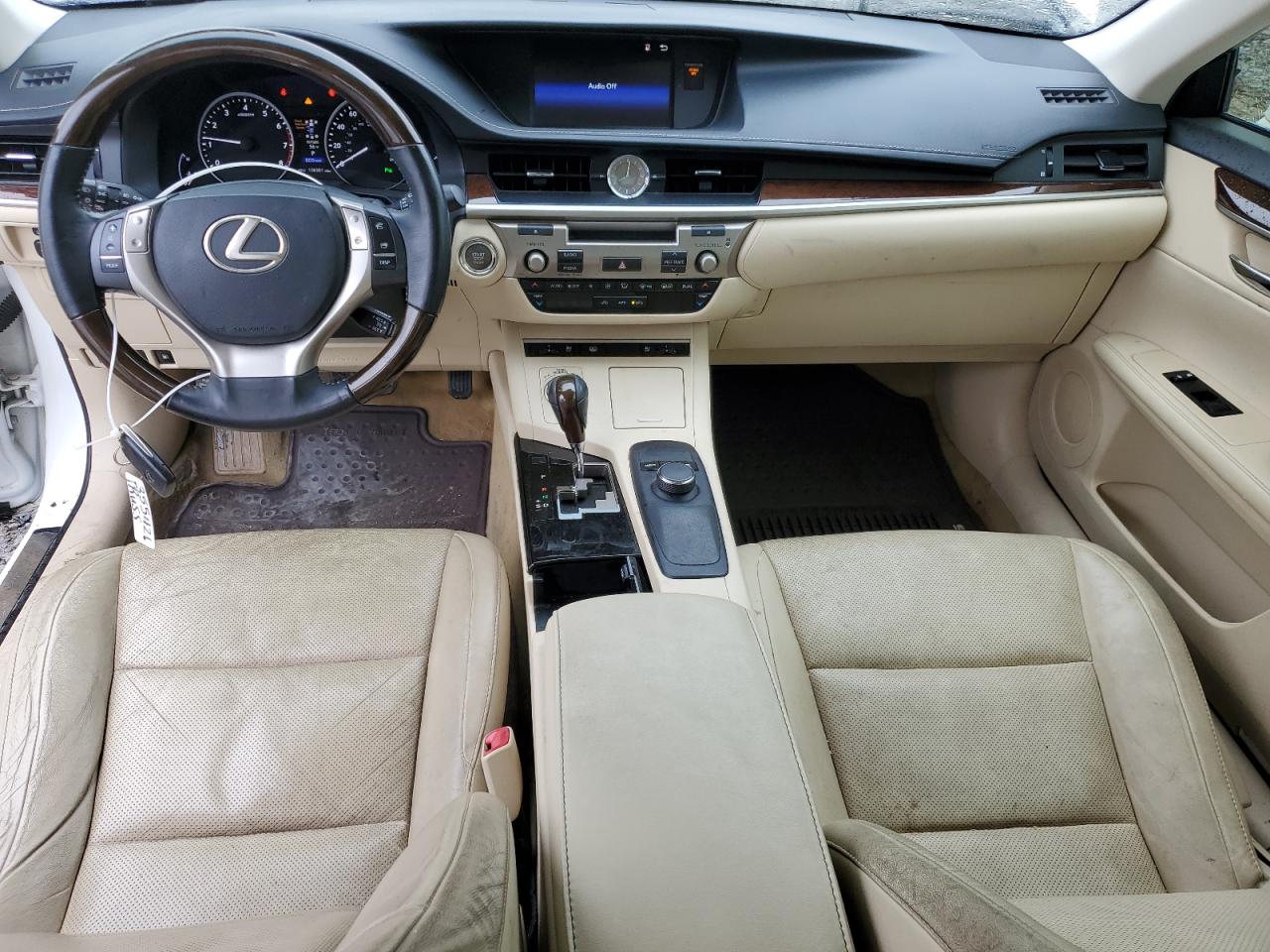 2015 Lexus Es 350 White vin: JTHBK1GG3F2151471