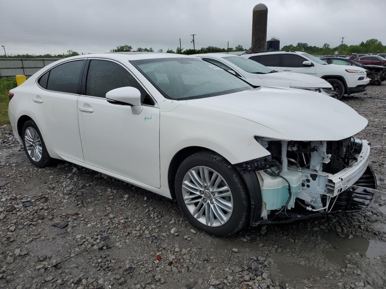 2015 Lexus Es 350 White vin: JTHBK1GG3F2151471