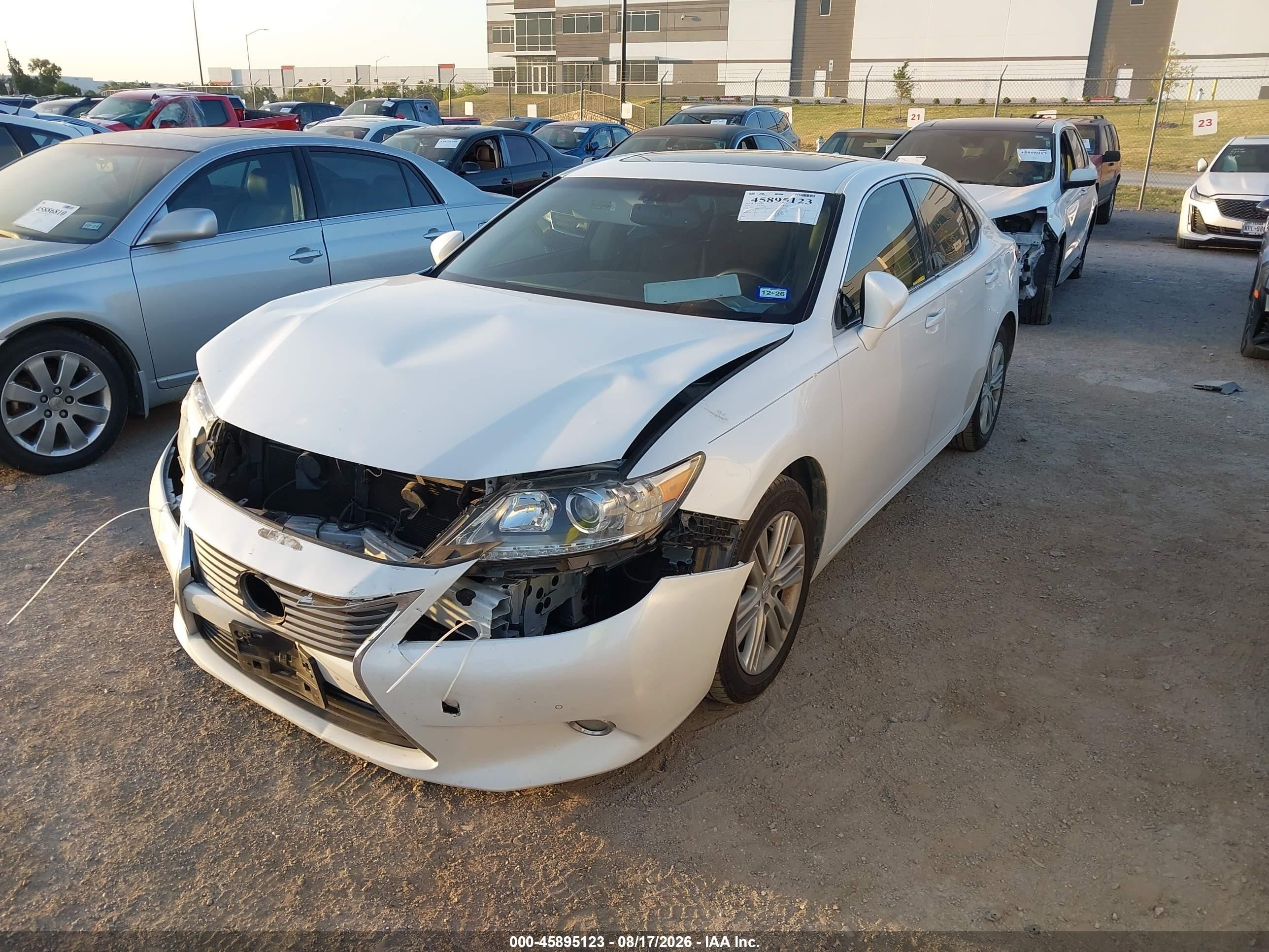 2015 Lexus Es 350 White vin: JTHBK1GG3F2167816