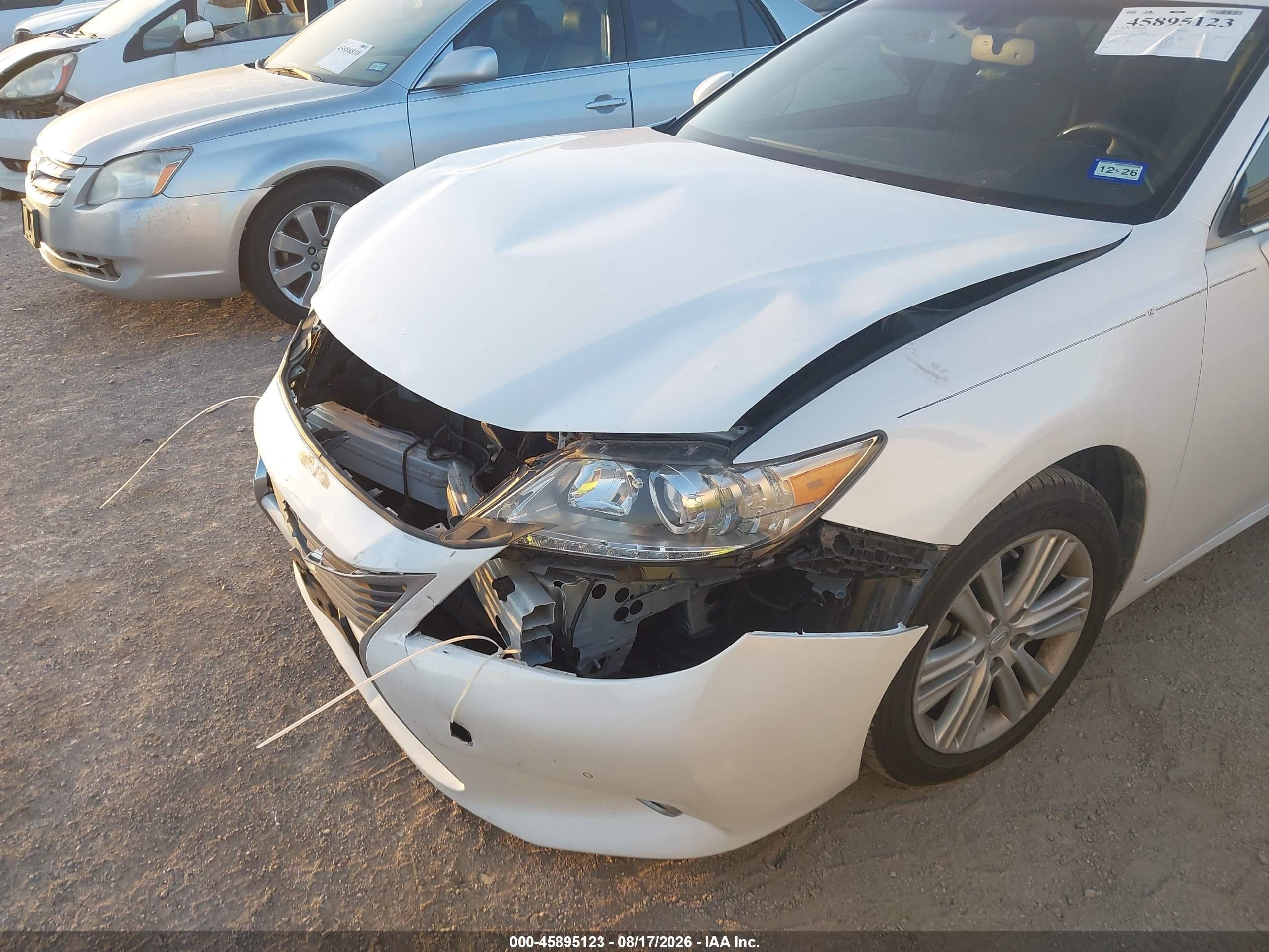 2015 Lexus Es 350 White vin: JTHBK1GG3F2167816