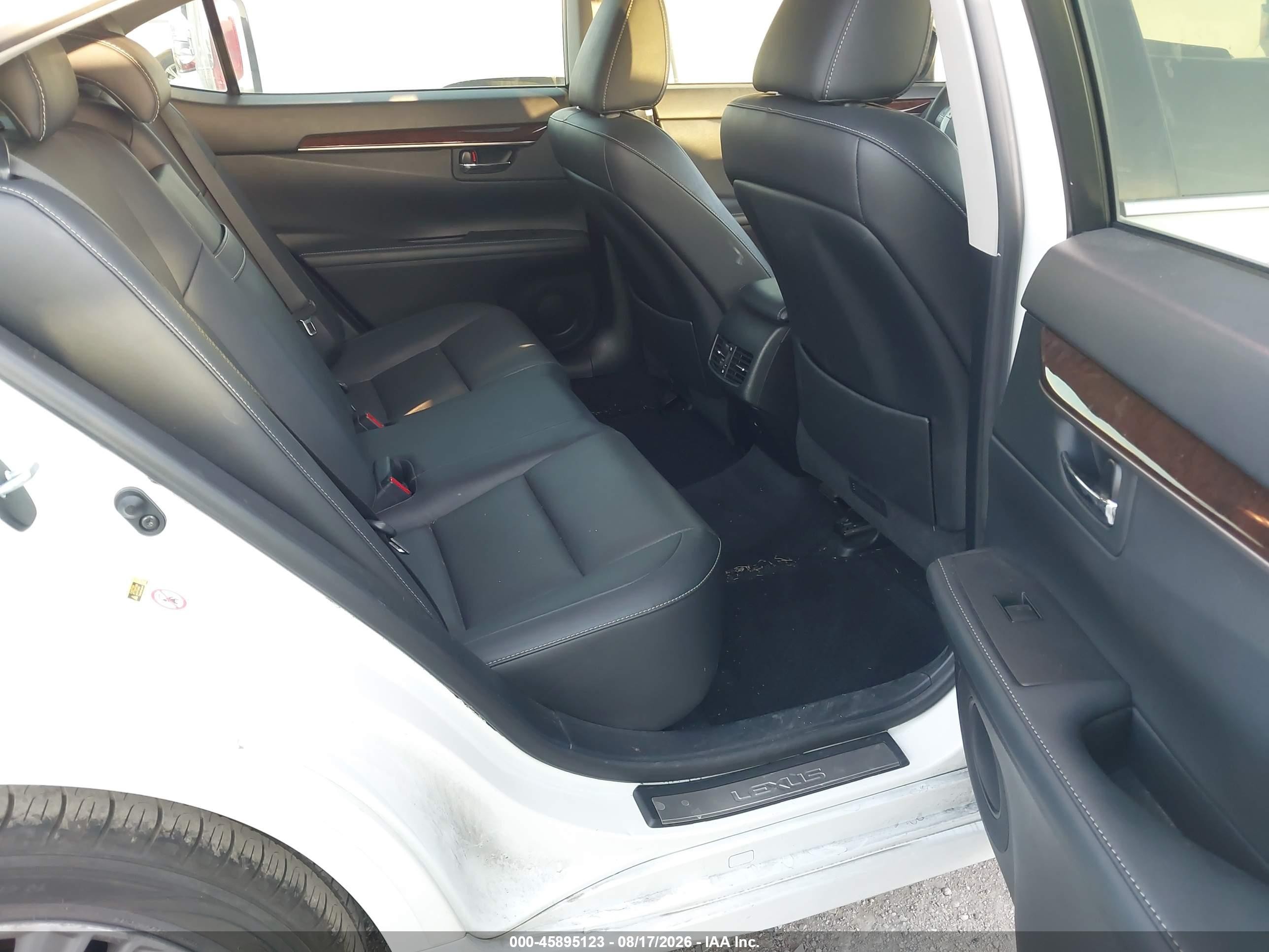 2015 Lexus Es 350 White vin: JTHBK1GG3F2167816