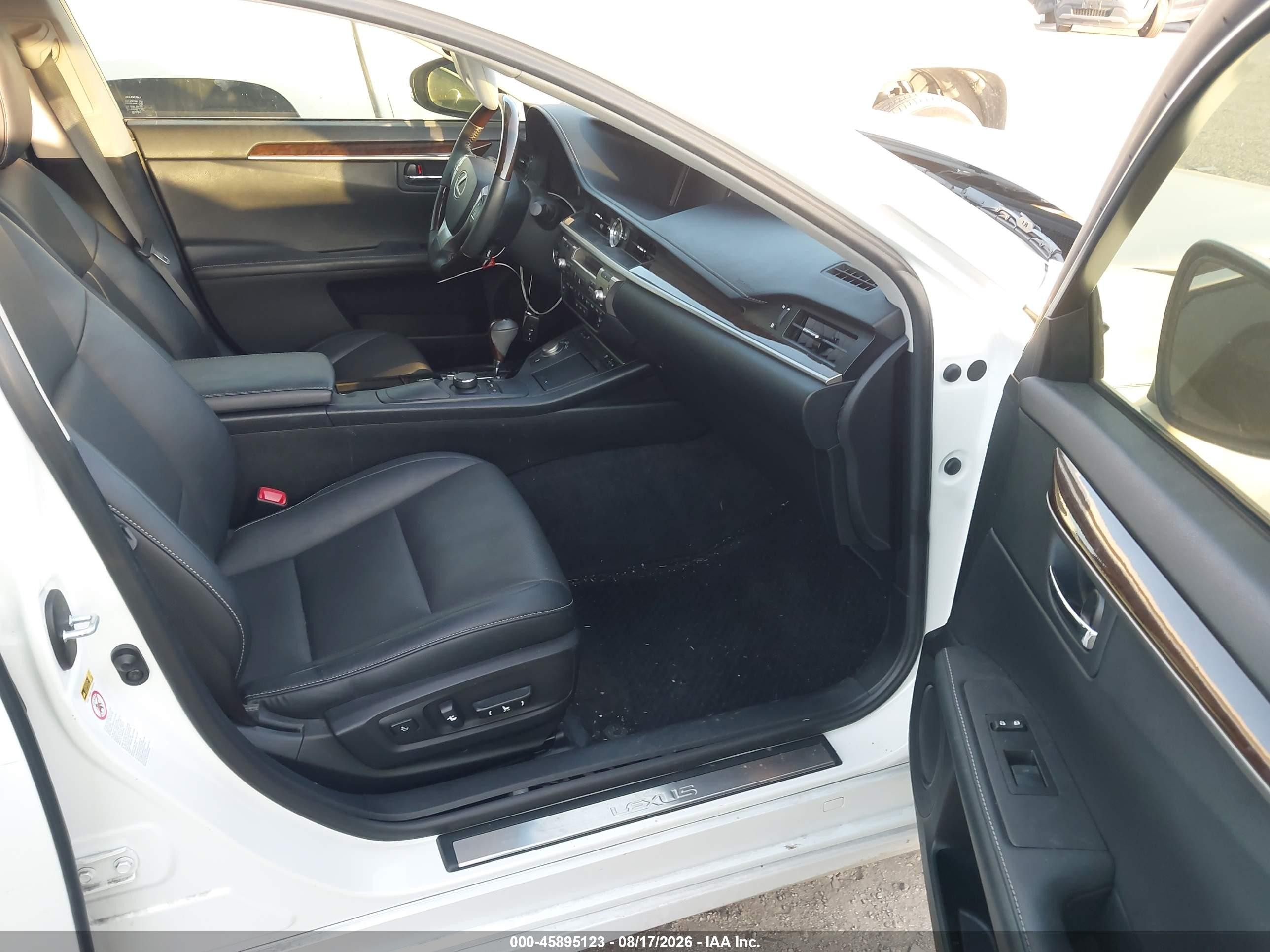 2015 Lexus Es 350 White vin: JTHBK1GG3F2167816
