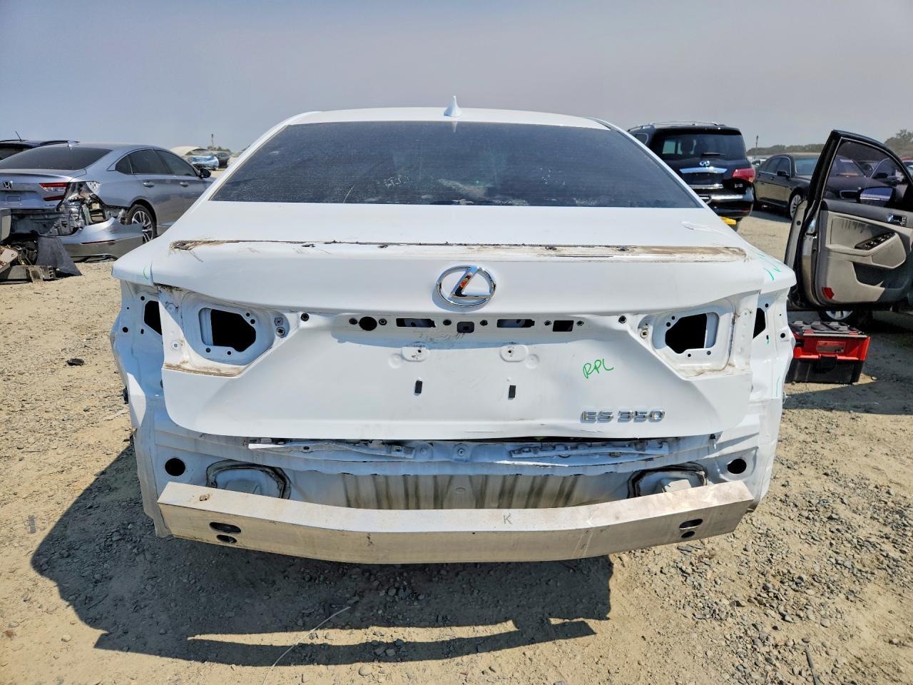 2015 Lexus Es 350 White vin: JTHBK1GG3F2168724