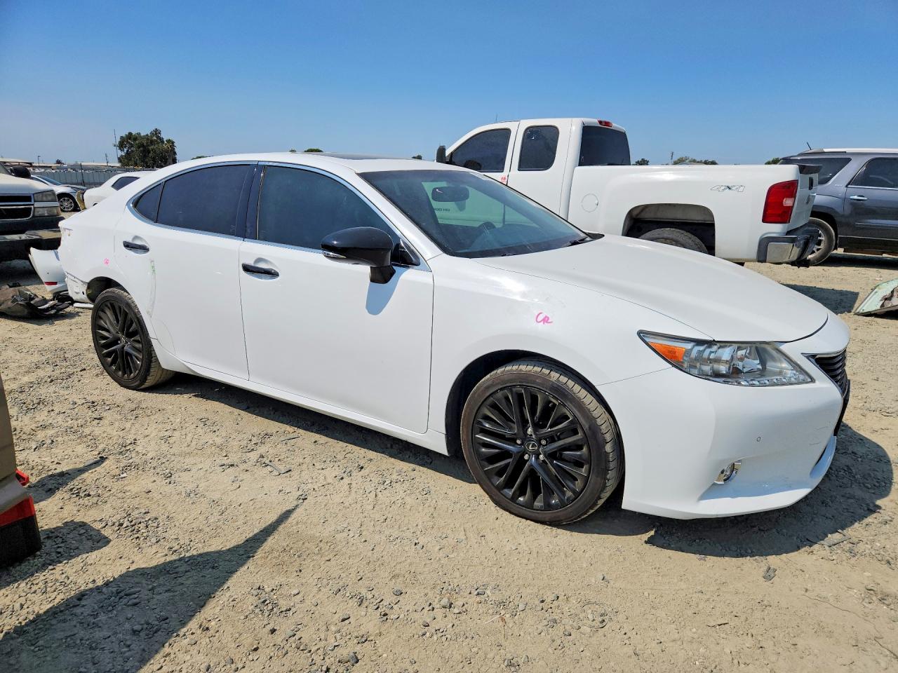 2015 Lexus Es 350 White vin: JTHBK1GG3F2168724