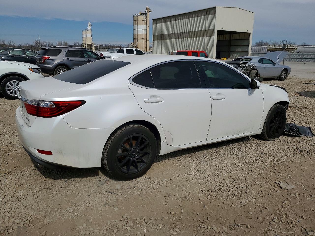 2015 Lexus Es 350 White vin: JTHBK1GG3F2176273