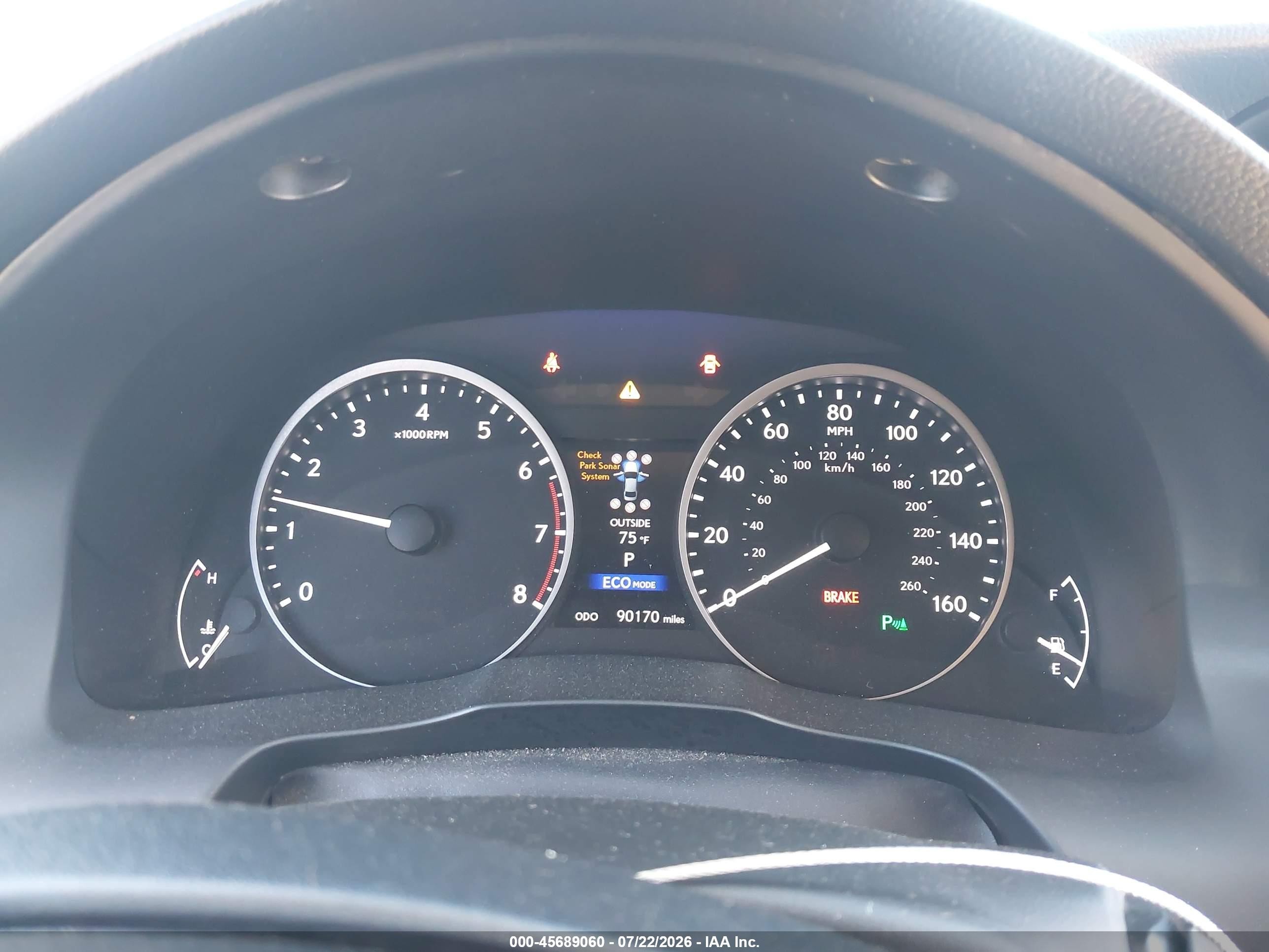2015 Lexus Es 350   Black vin: JTHBK1GG3F2188908
