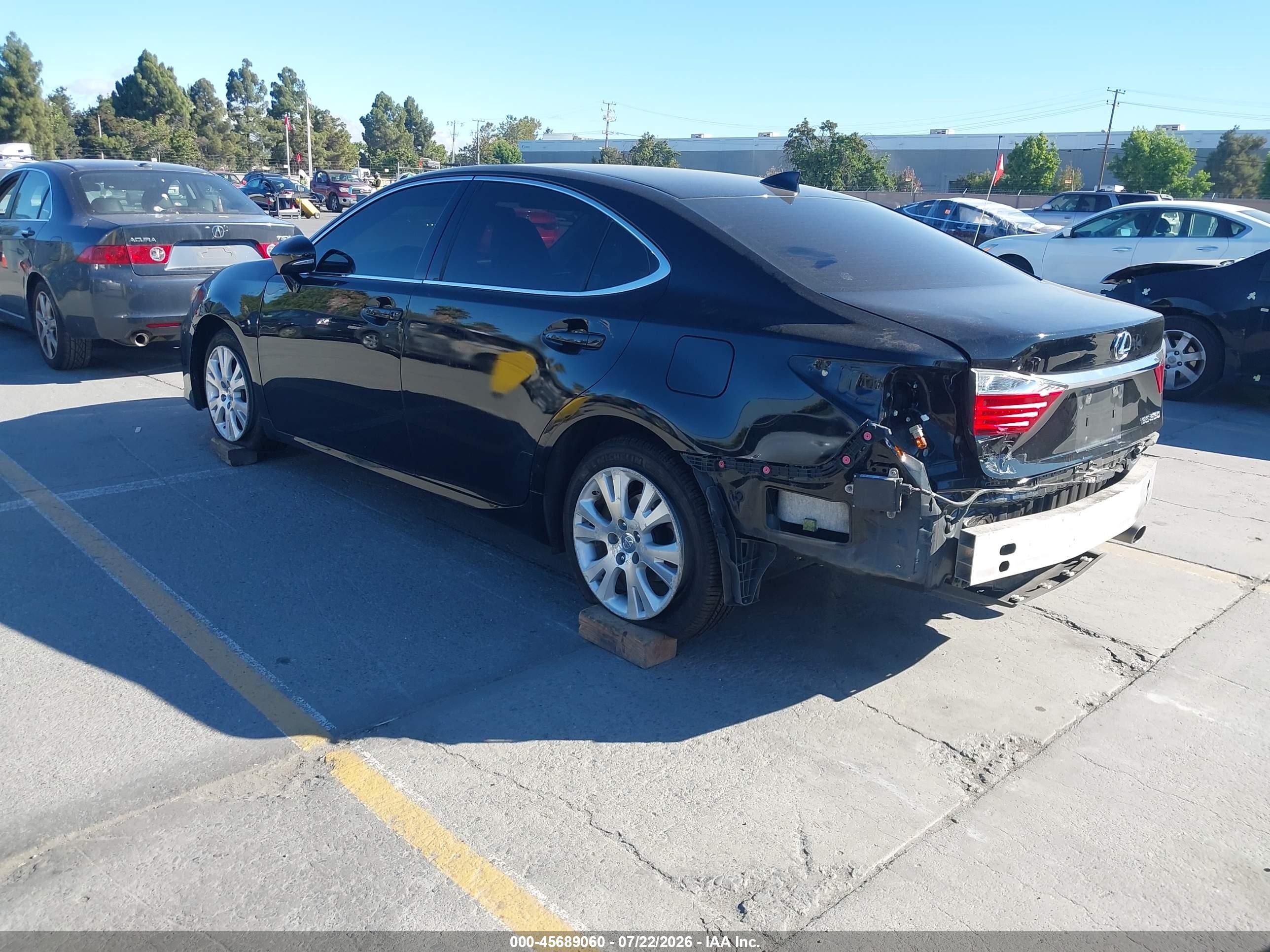 2015 Lexus Es 350   Black vin: JTHBK1GG3F2188908