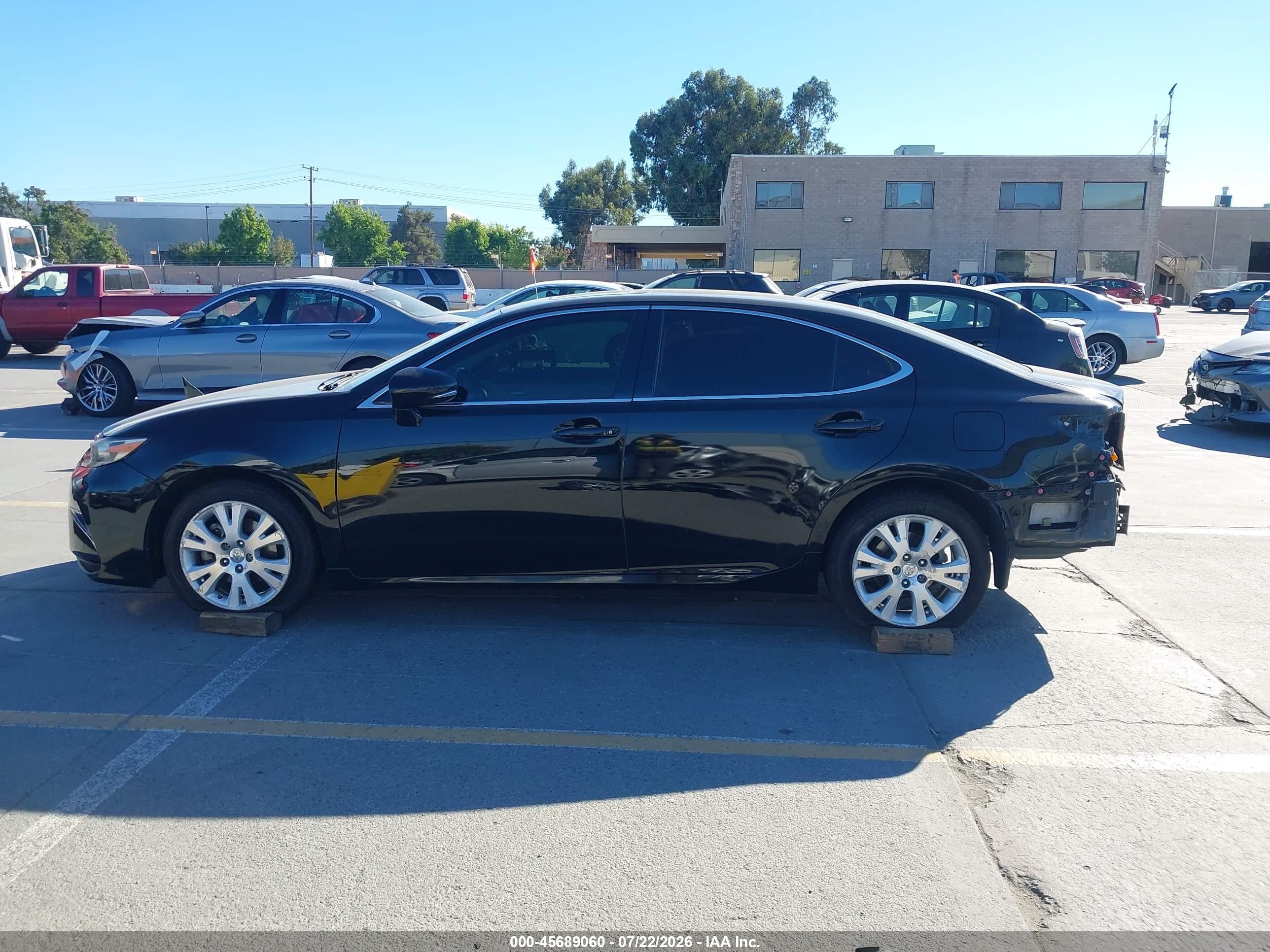 2015 Lexus Es 350   Black vin: JTHBK1GG3F2188908