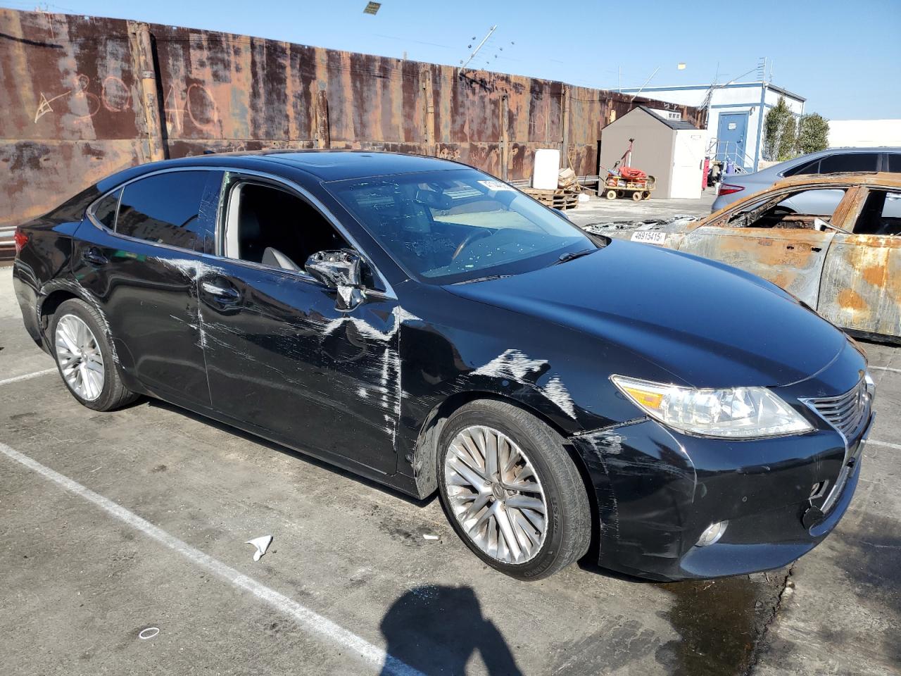 2015 Lexus Es 350 Черный vin: JTHBK1GG3F2189895