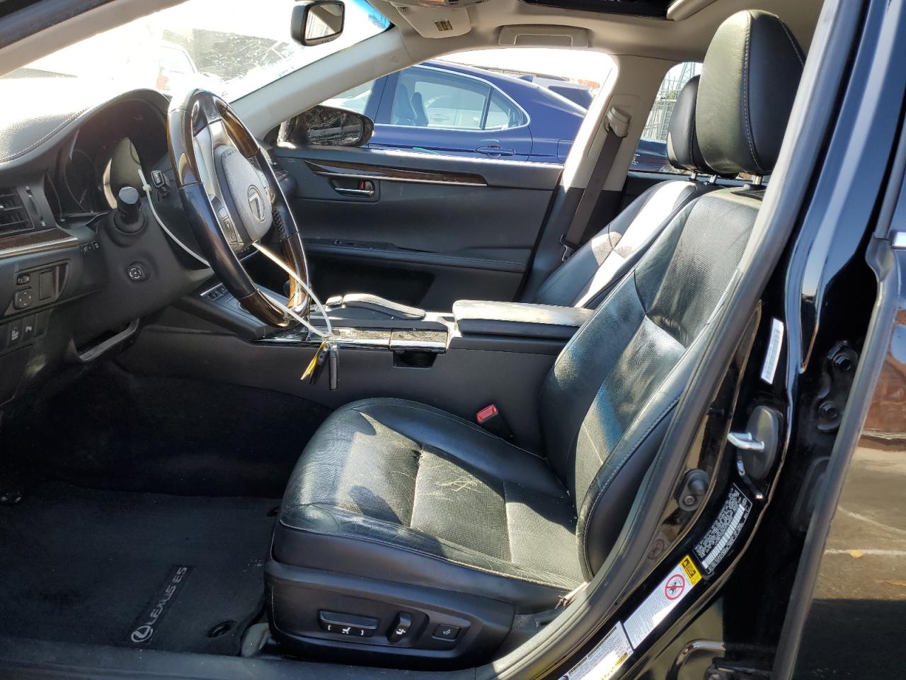 2015 Lexus Es 350 Черный vin: JTHBK1GG3F2189895