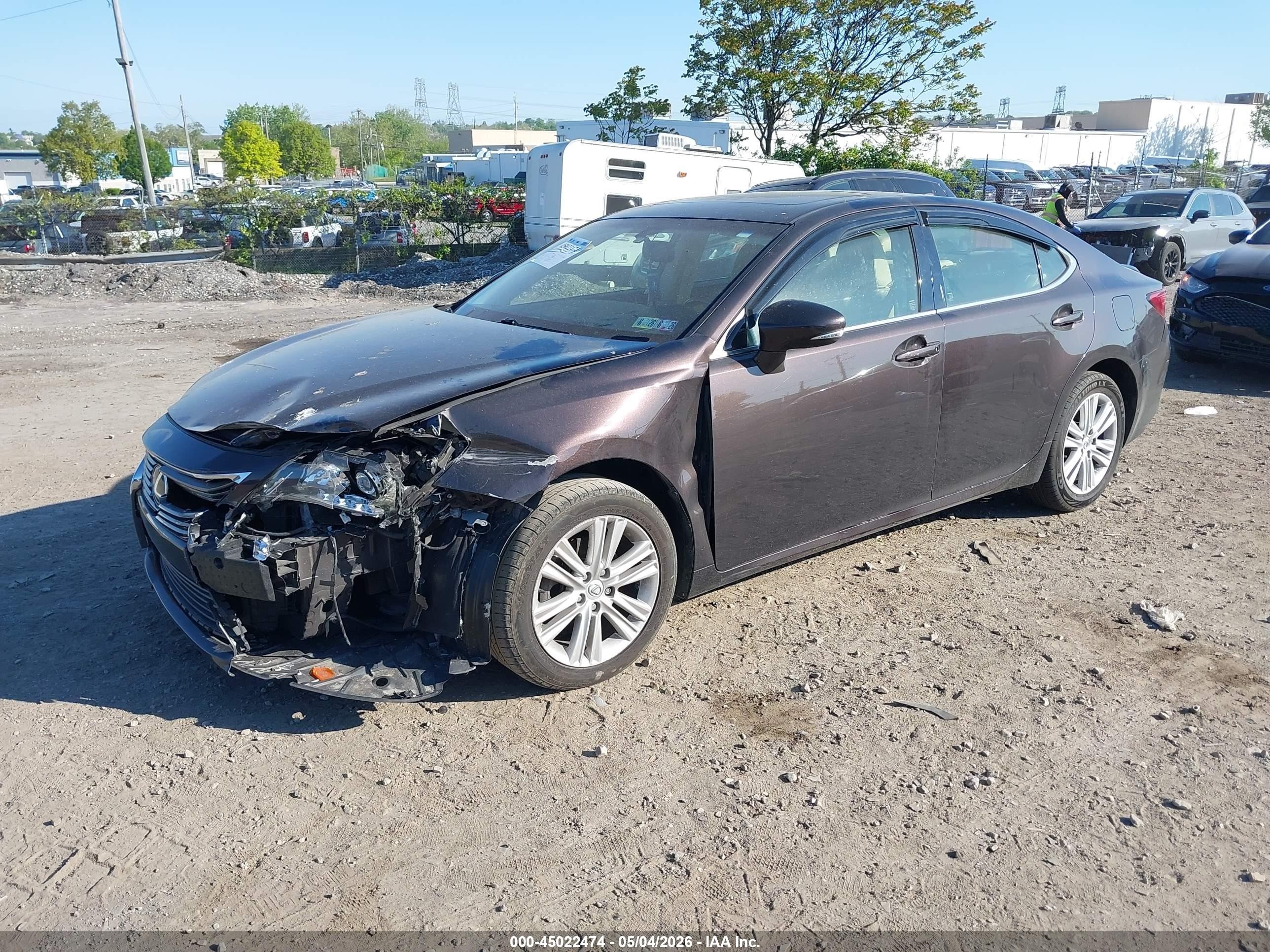 2015 Lexus Es 350   Black vin: JTHBK1GG3F2193056