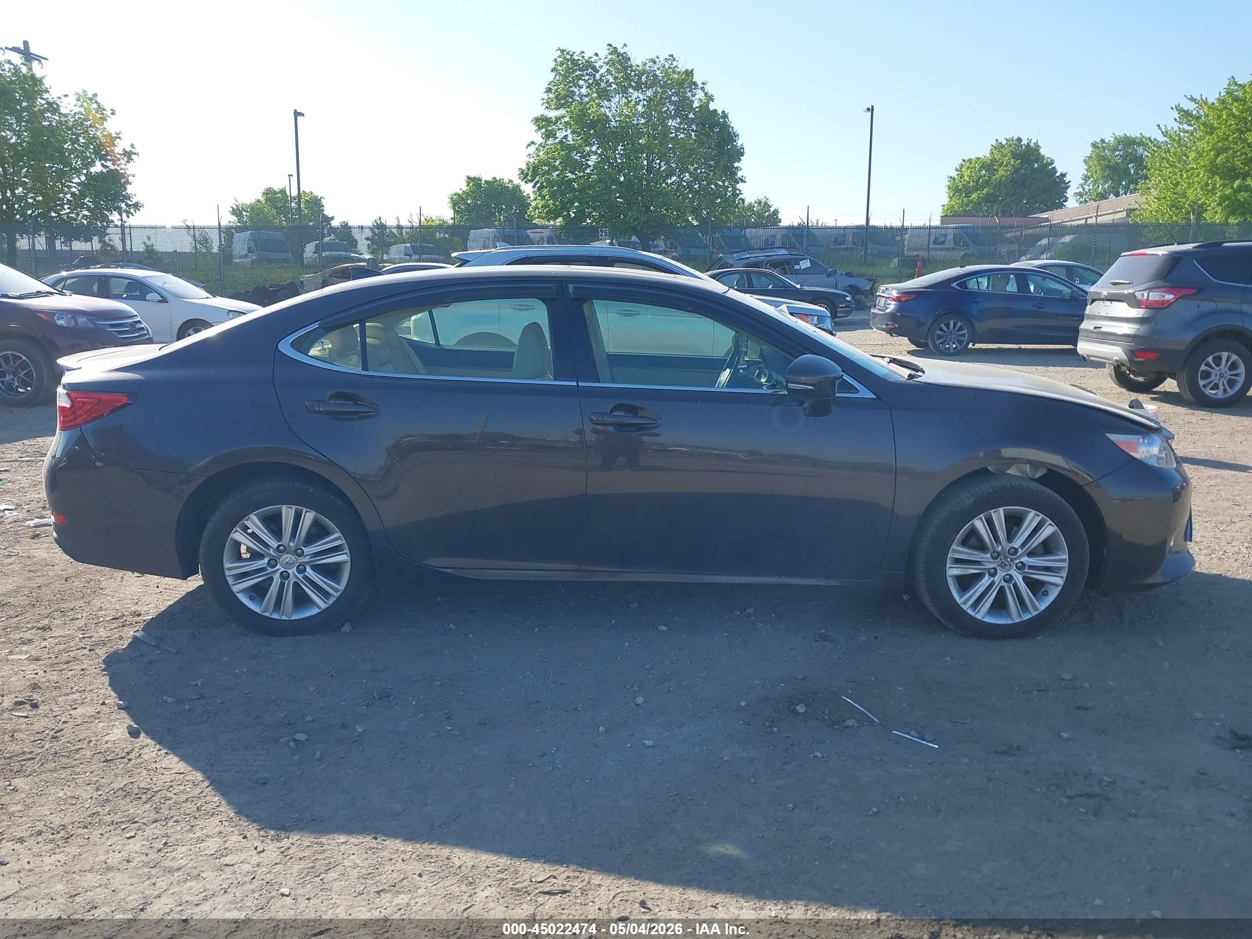 2015 Lexus Es 350   Black vin: JTHBK1GG3F2193056