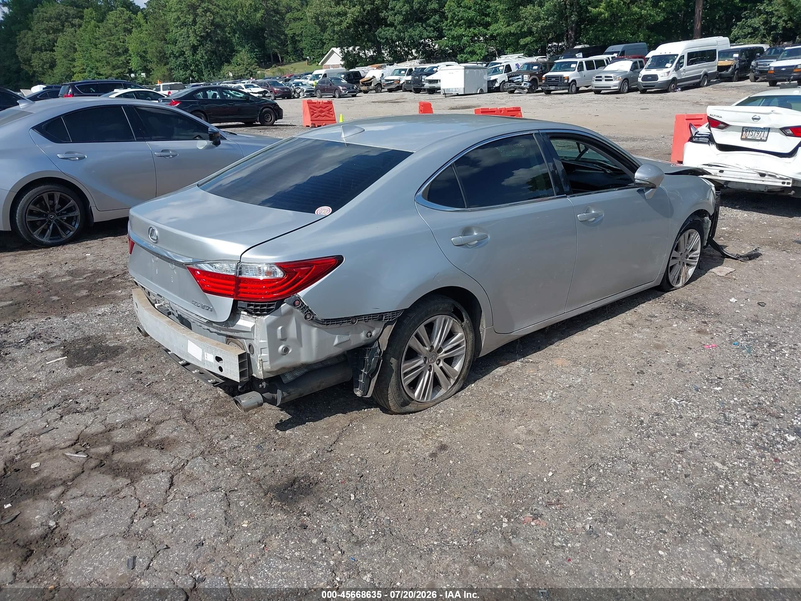 2015 Lexus Es 350   Silver vin: JTHBK1GG3F2193994