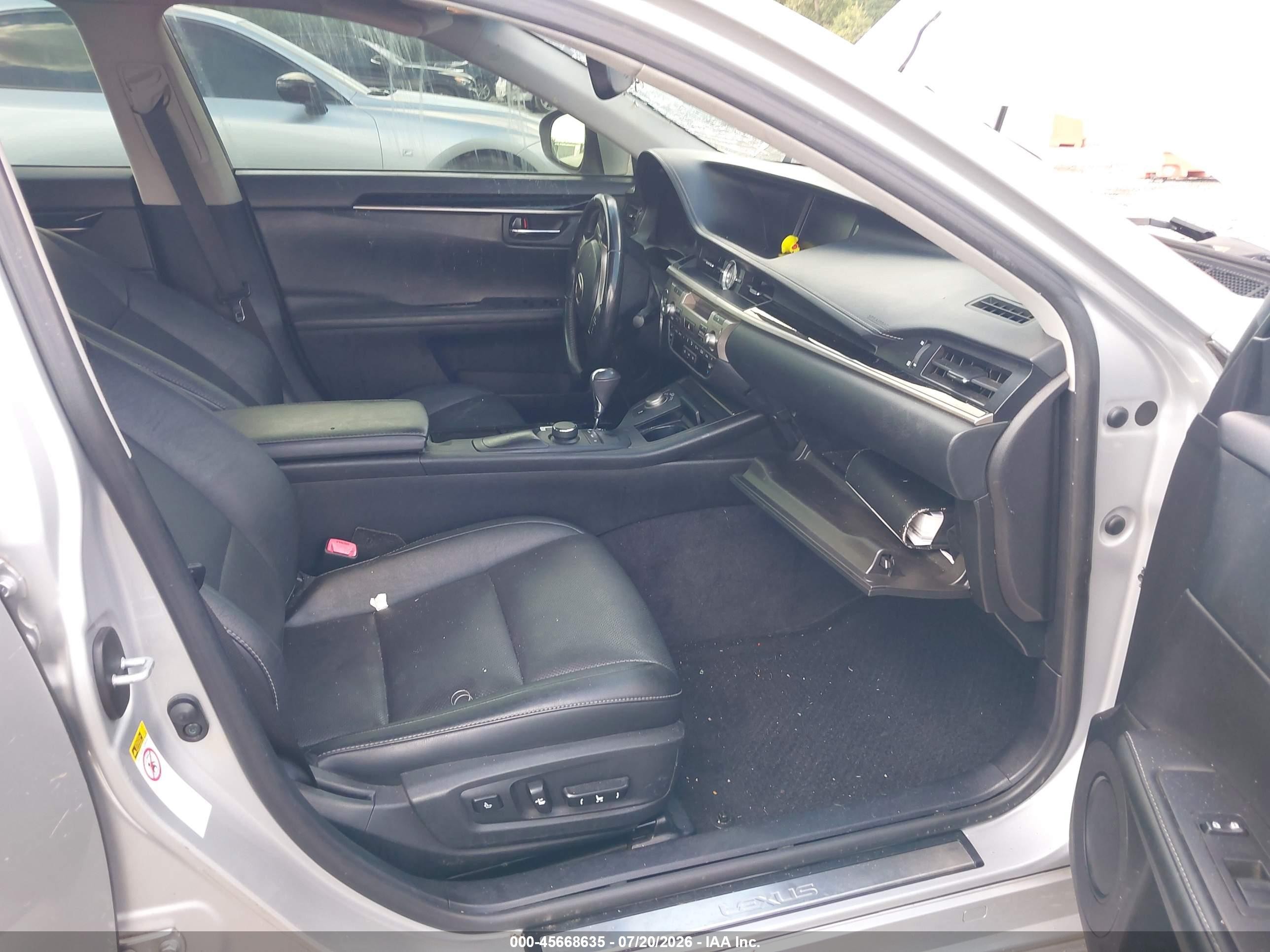 2015 Lexus Es 350   Silver vin: JTHBK1GG3F2193994