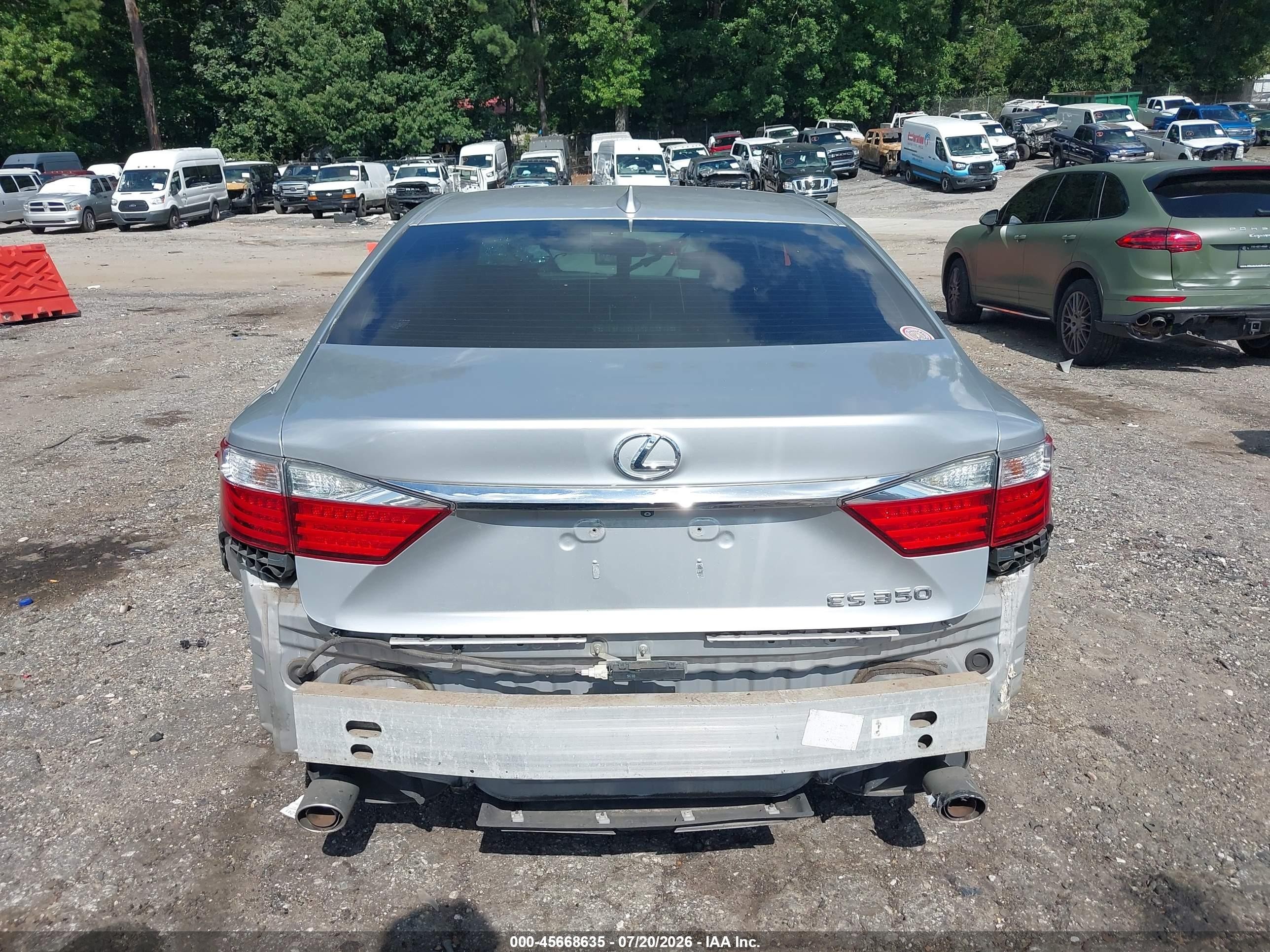 2015 Lexus Es 350   Silver vin: JTHBK1GG3F2193994