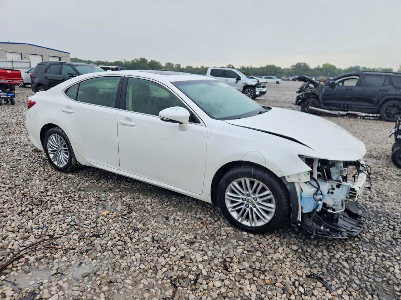 2015 Lexus Es 350 Белый vin: JTHBK1GG3F2196605