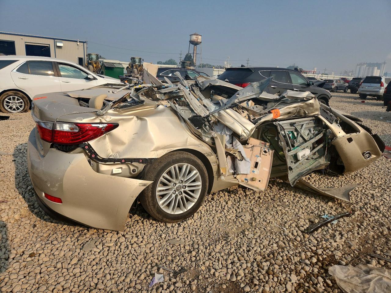 2015 Lexus Es 350 Бежевый vin: JTHBK1GG3F2199956