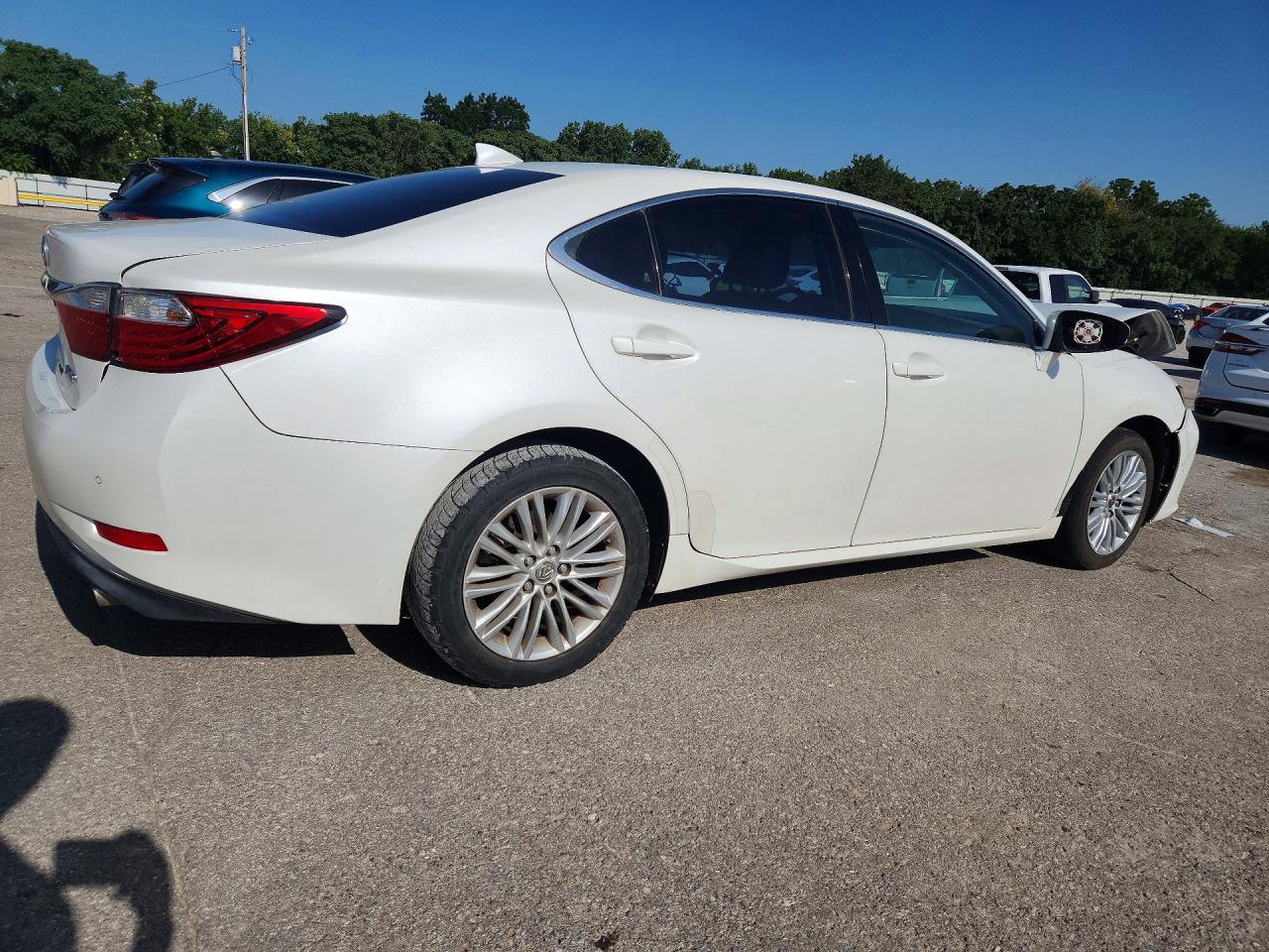 2015 Lexus Es 350 White vin: JTHBK1GG3F2200376