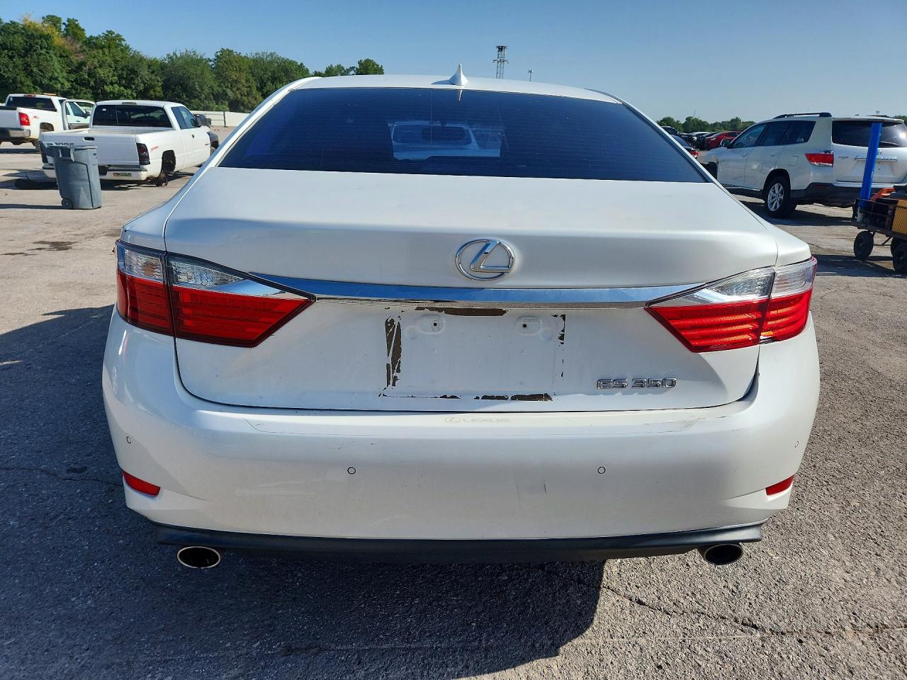 2015 Lexus Es 350 White vin: JTHBK1GG3F2200376