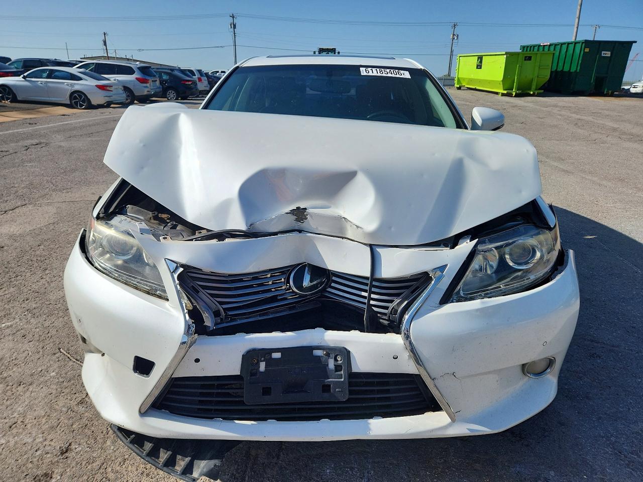 2015 Lexus Es 350 White vin: JTHBK1GG3F2200376