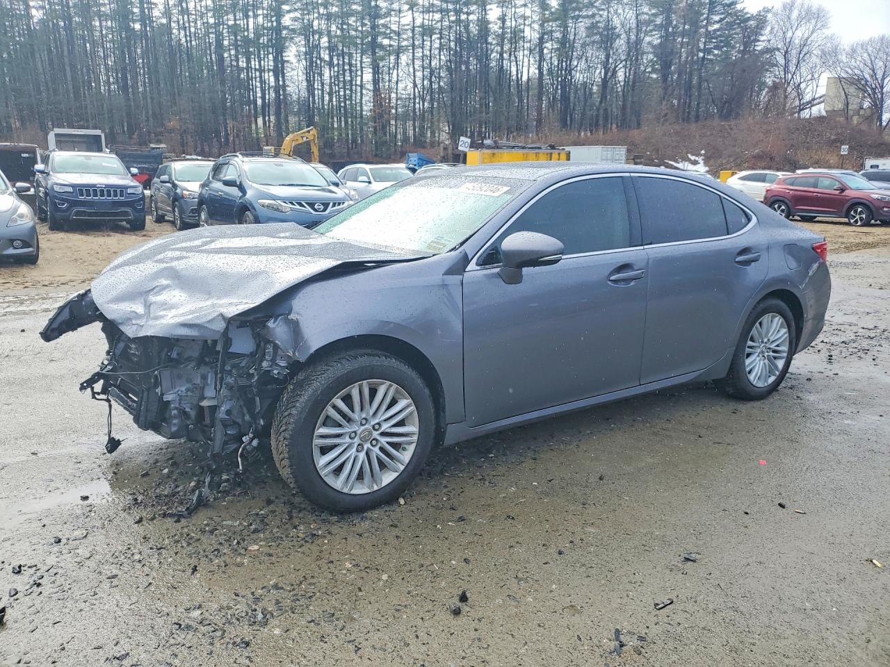2015 Lexus Es 350 Base Gray vin: JTHBK1GG3F2203729