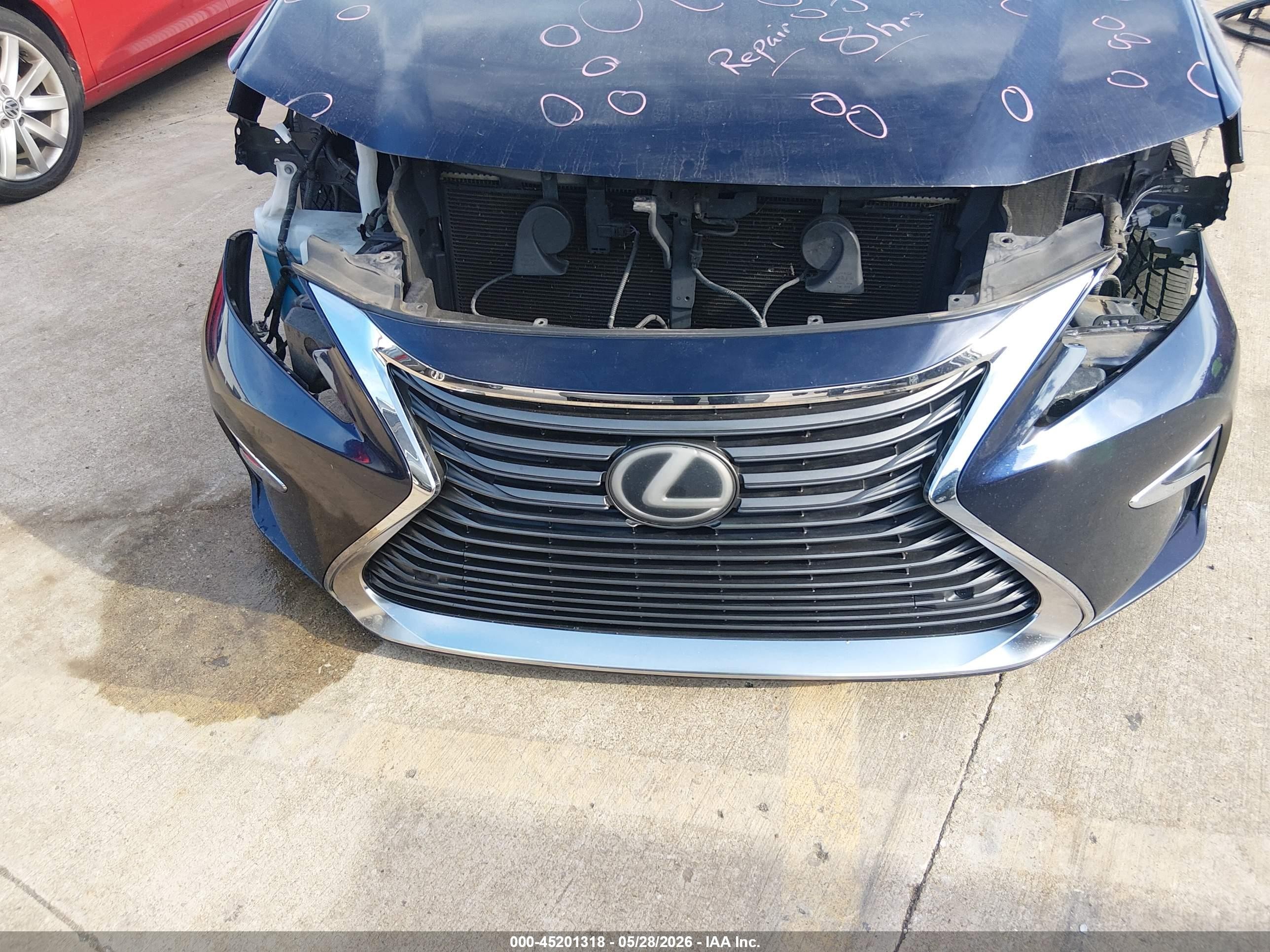 2016 Lexus Es 350 Blue vin: JTHBK1GG3G2224839