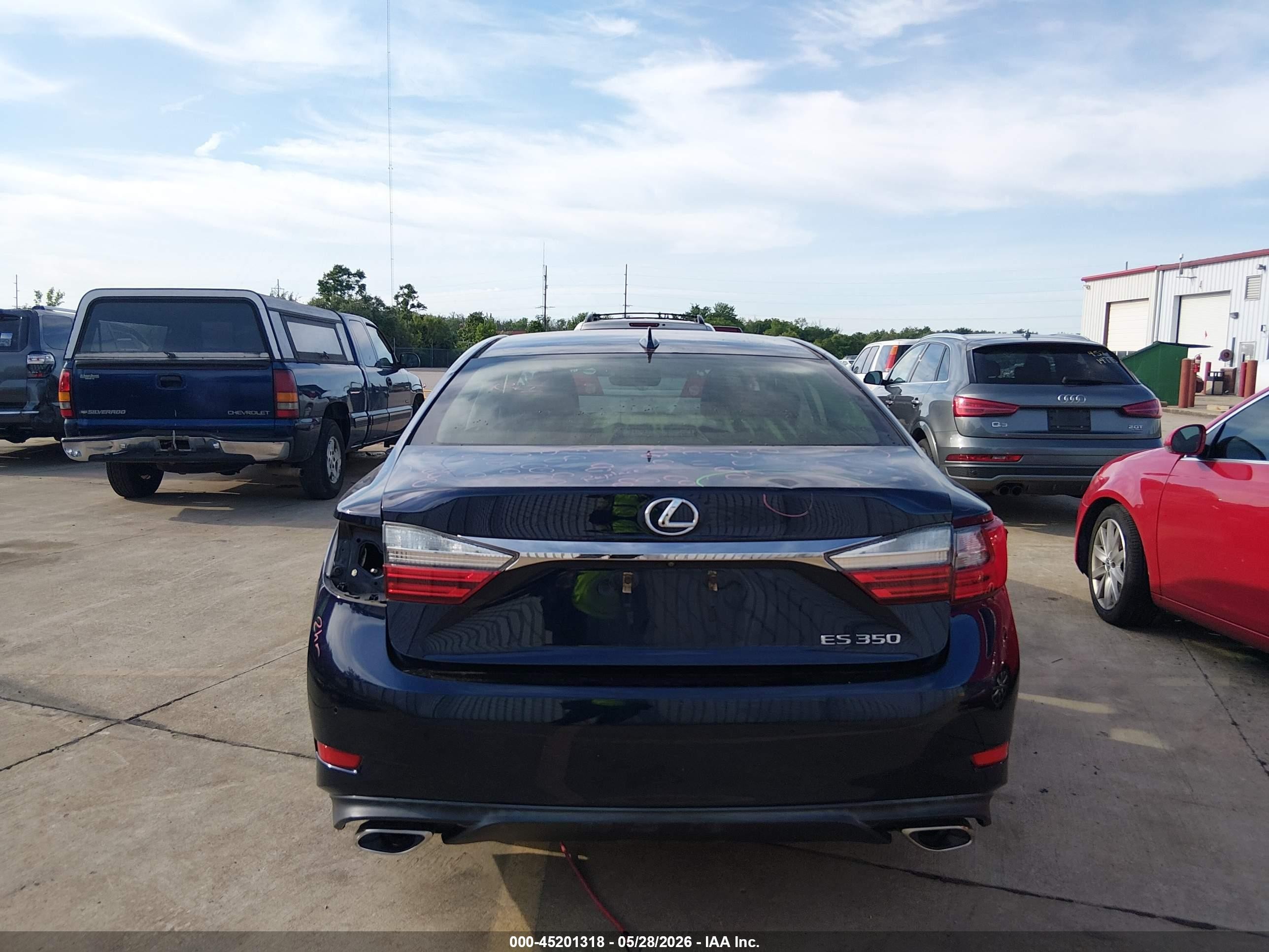 2016 Lexus Es 350 Blue vin: JTHBK1GG3G2224839