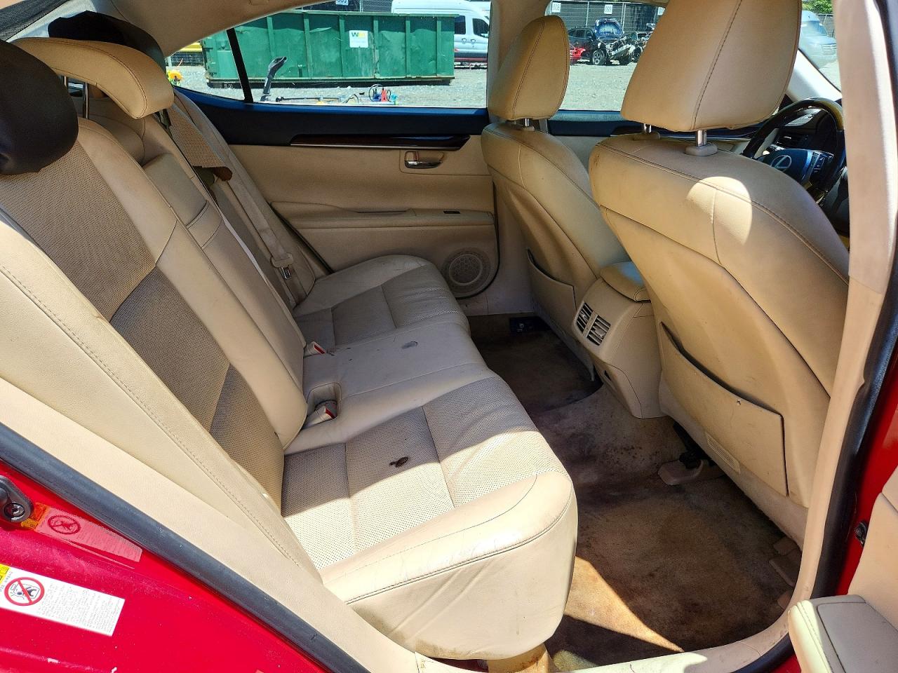 2013 Lexus Es 350 Red vin: JTHBK1GG4D2012172
