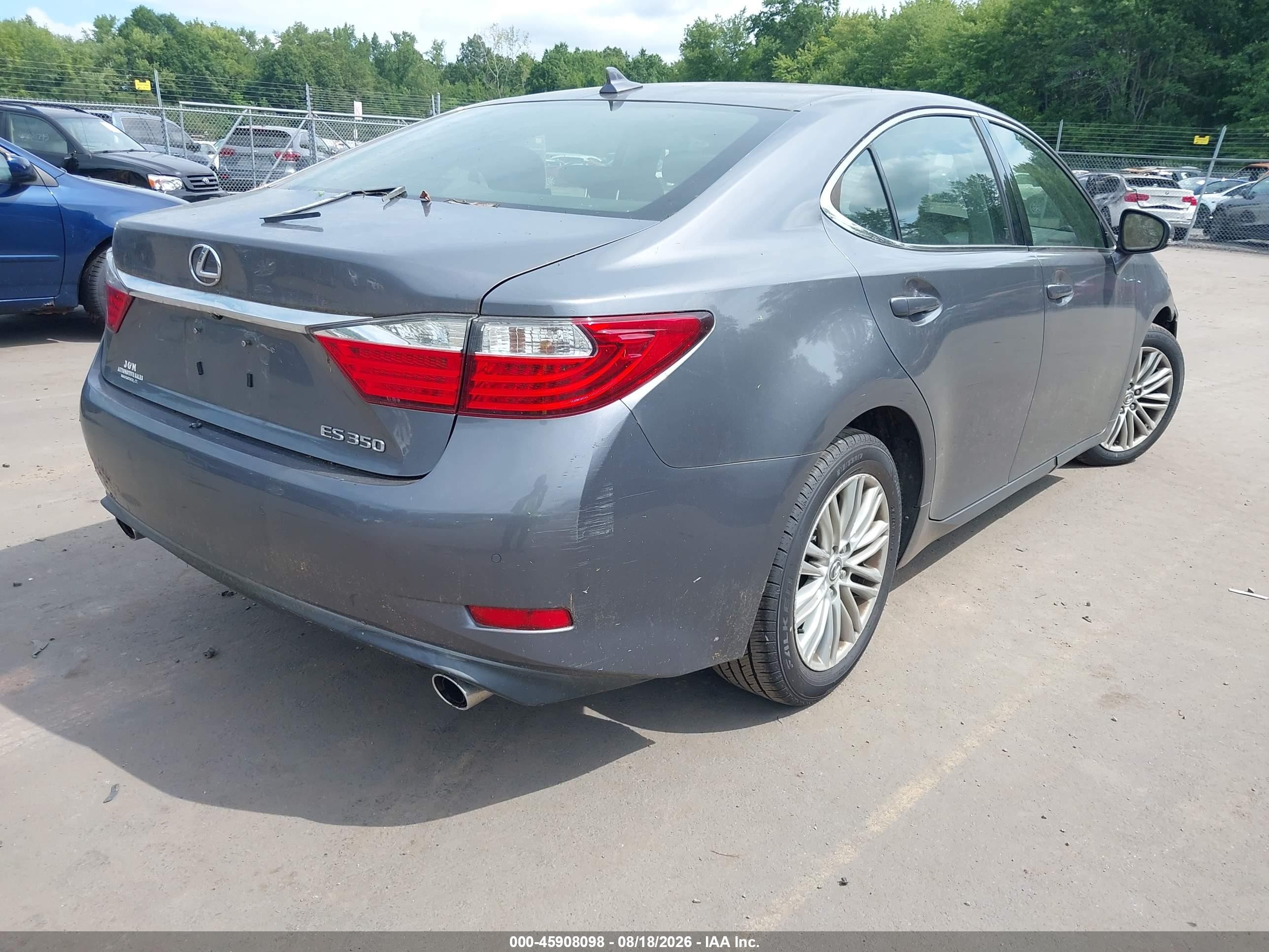 2013 Lexus Es 350   Gray vin: JTHBK1GG4D2013581