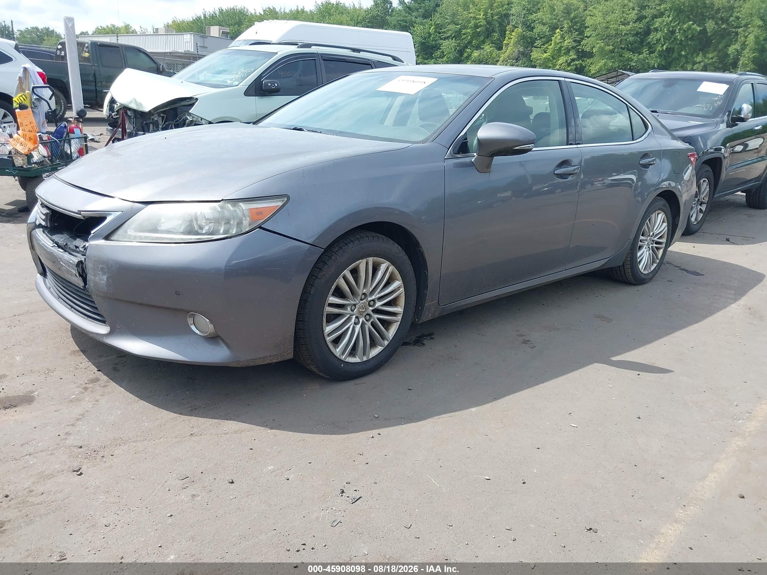 2013 Lexus Es 350   Gray vin: JTHBK1GG4D2013581