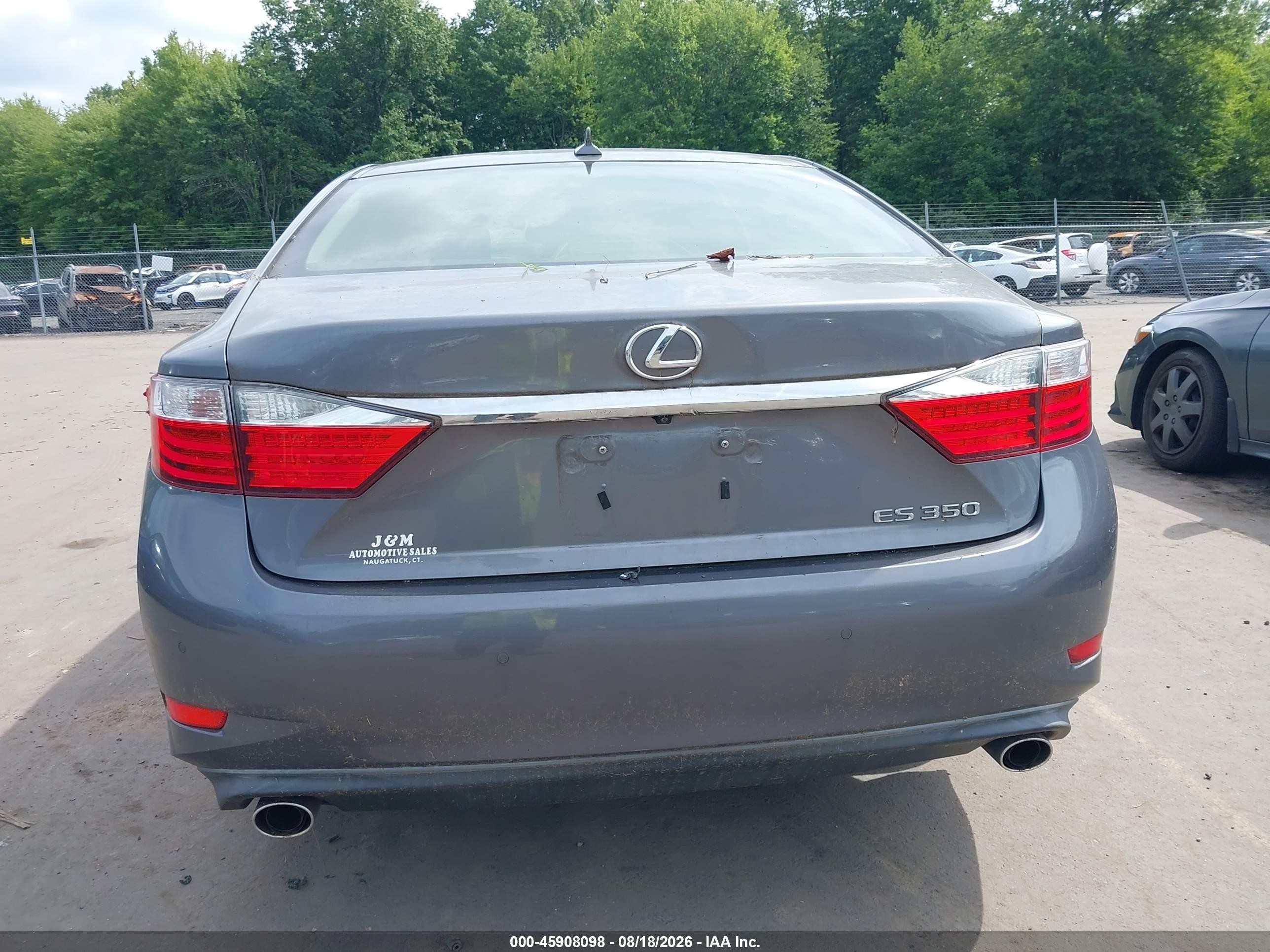 2013 Lexus Es 350   Gray vin: JTHBK1GG4D2013581