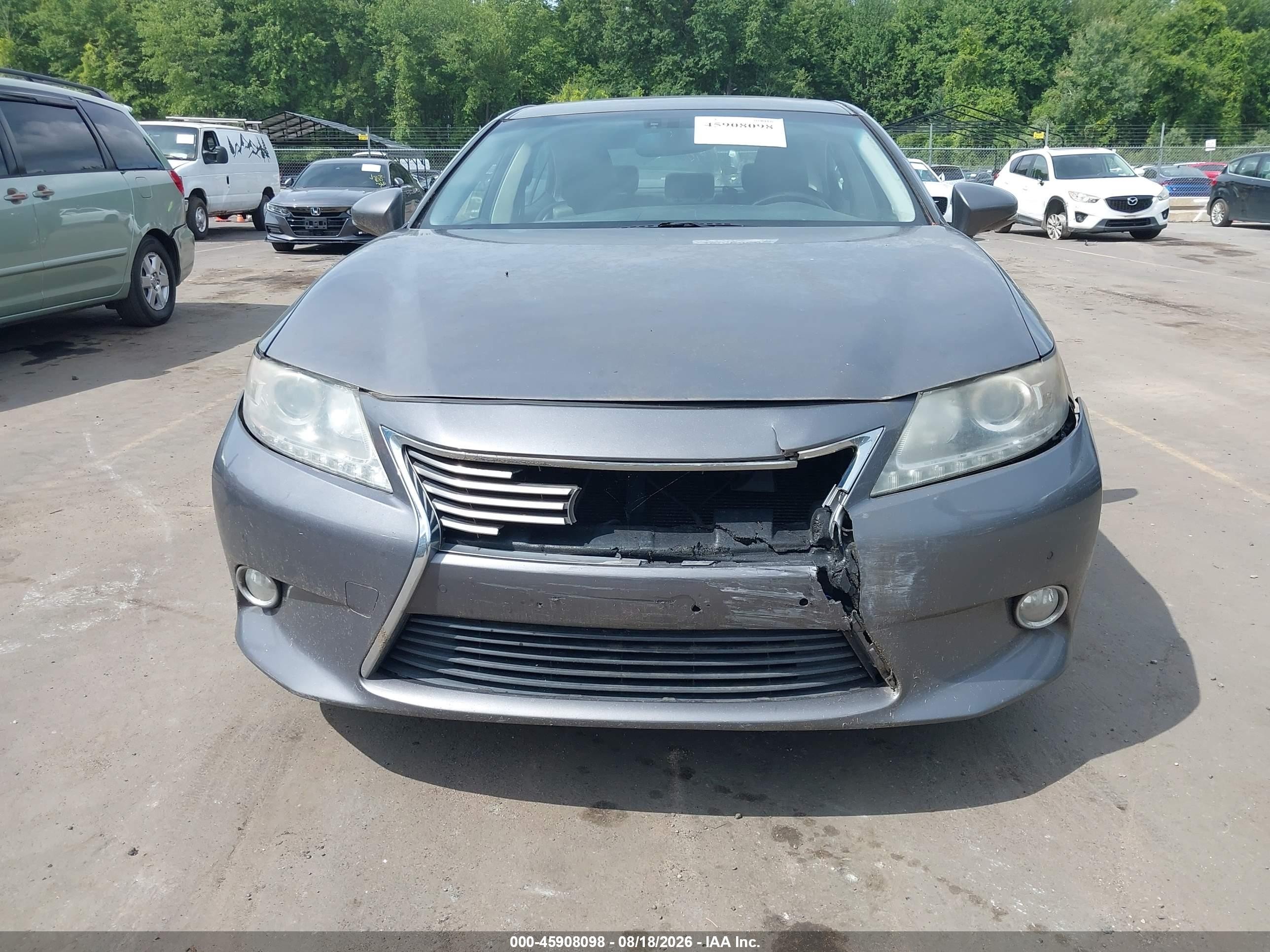 2013 Lexus Es 350   Gray vin: JTHBK1GG4D2013581