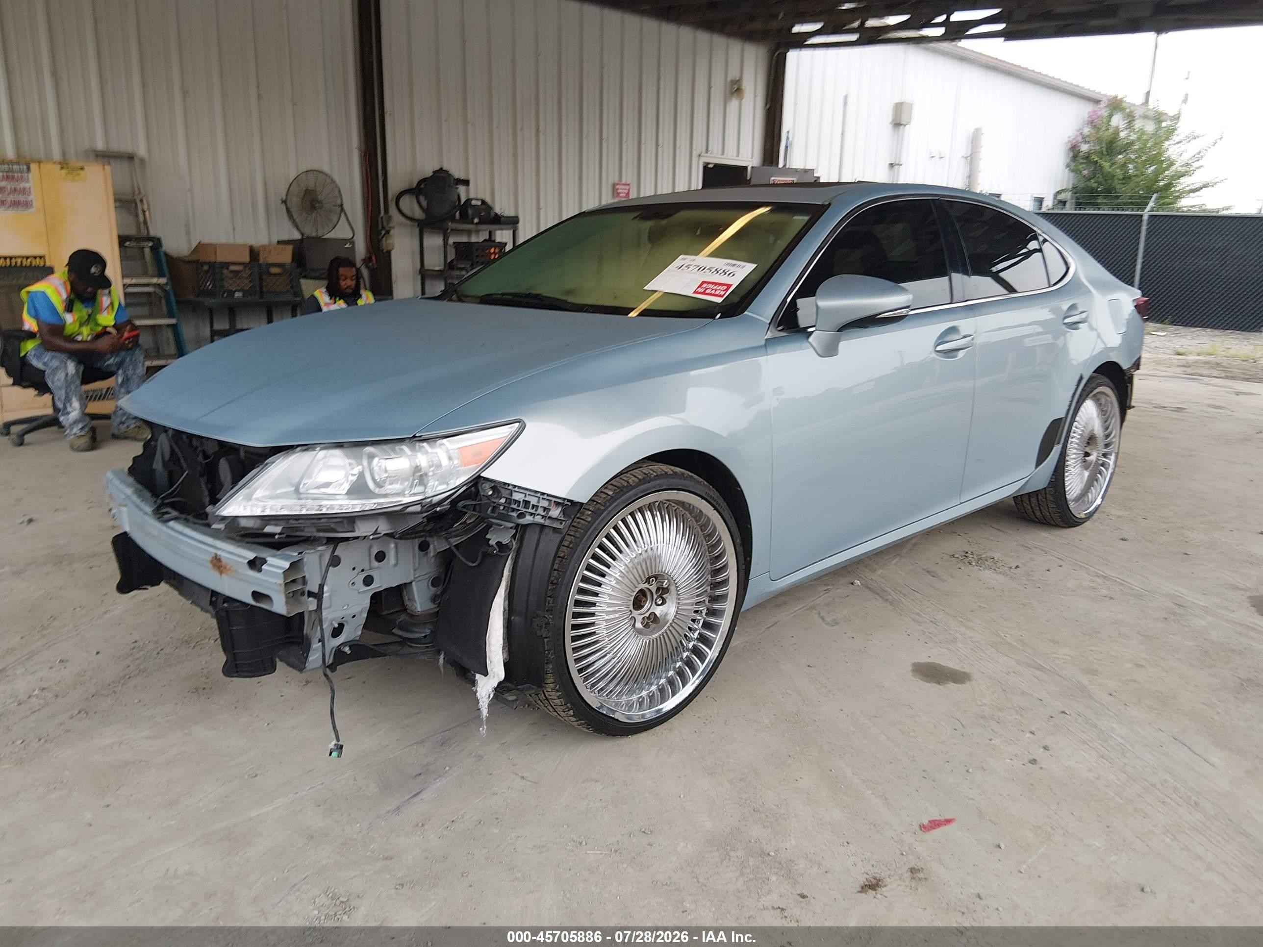 2013 Lexus Es 350 Синий vin: JTHBK1GG4D2025231