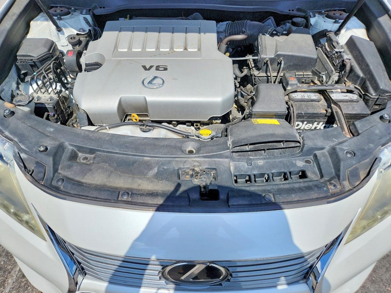 2013 Lexus Es 350 White vin: JTHBK1GG4D2027853