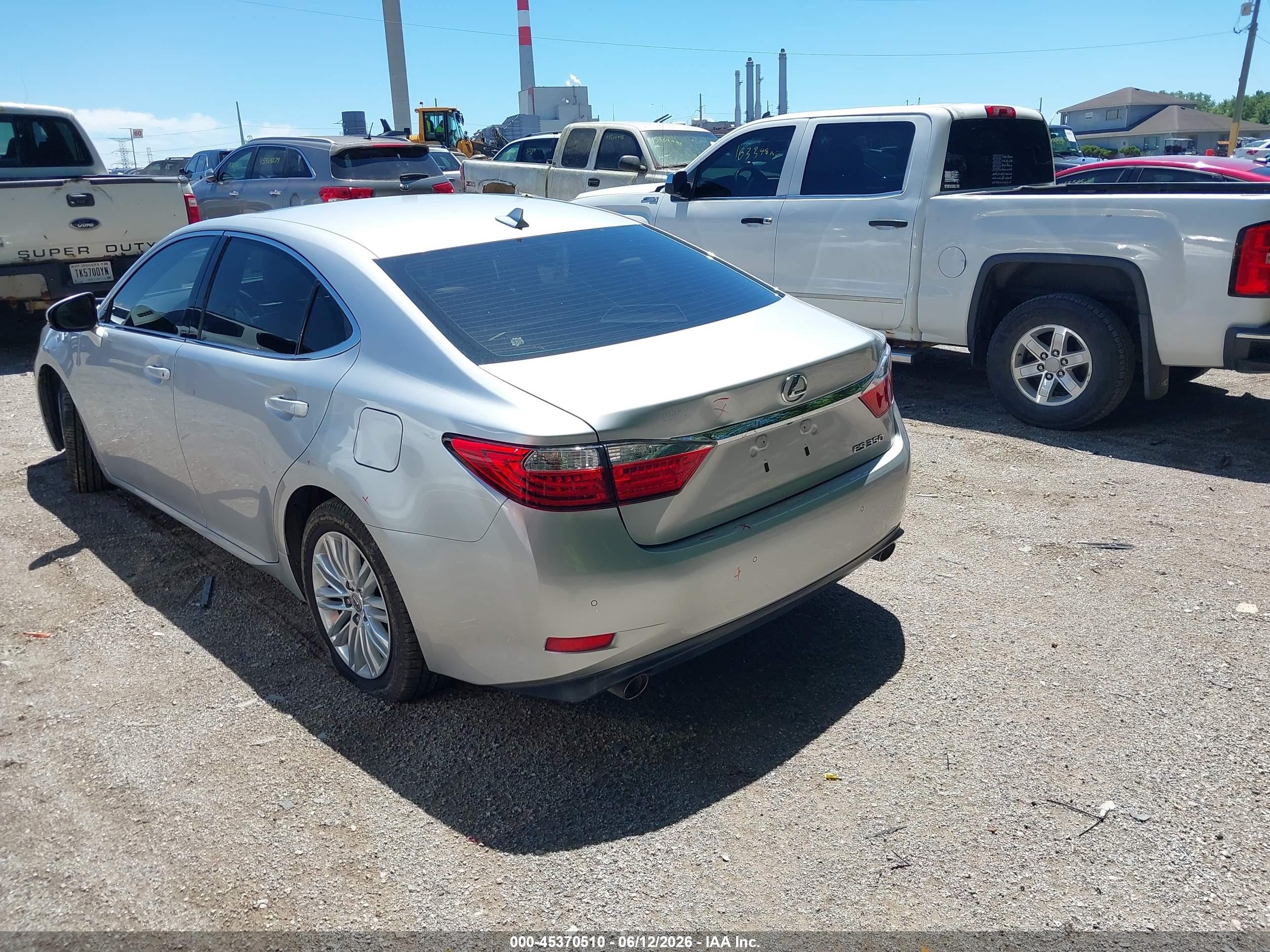 2013 Lexus Es 350   Silver vin: JTHBK1GG4D2030574