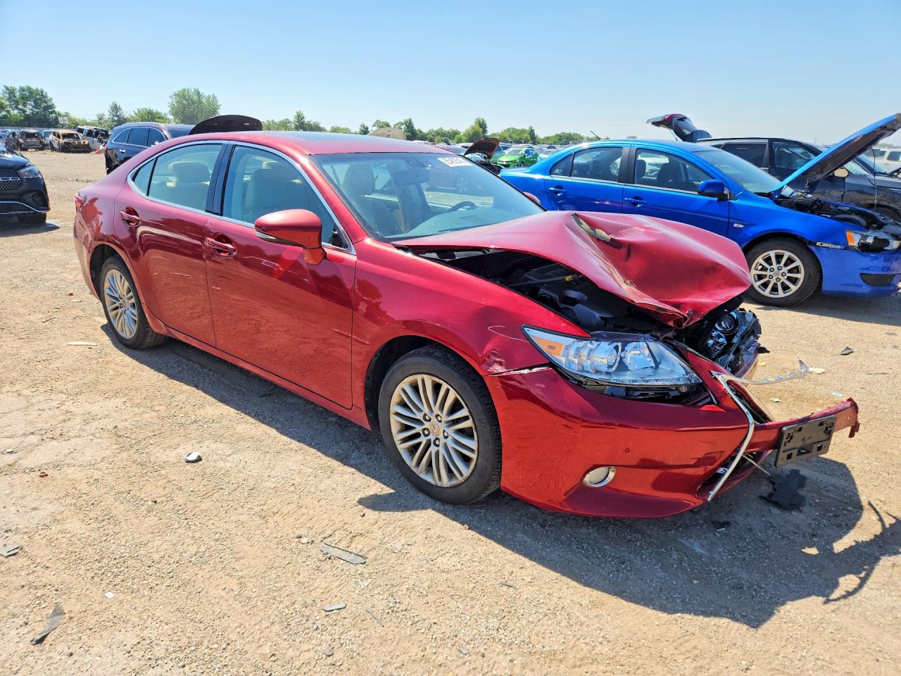 2013 Lexus Es 350 Red vin: JTHBK1GG4D2036228