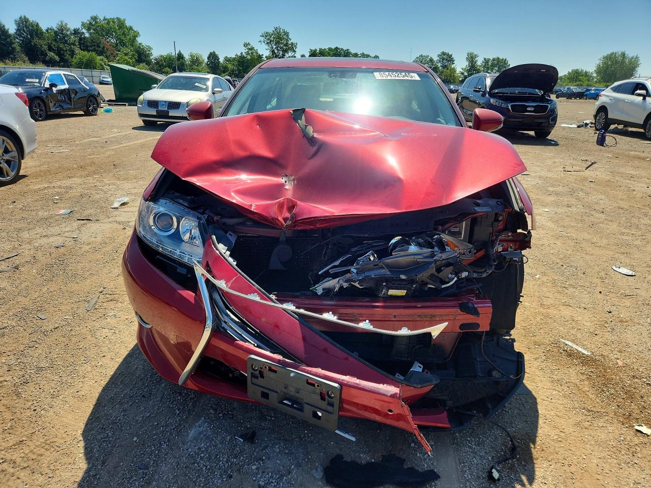 2013 Lexus Es 350 Red vin: JTHBK1GG4D2036228