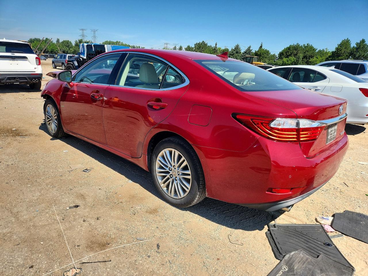 2013 Lexus Es 350 Red vin: JTHBK1GG4D2036228