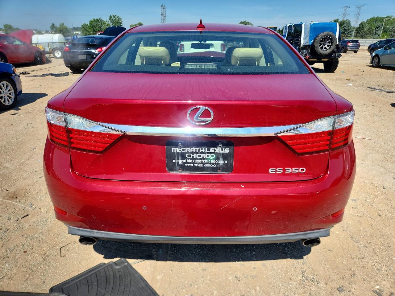 2013 Lexus Es 350 Red vin: JTHBK1GG4D2036228