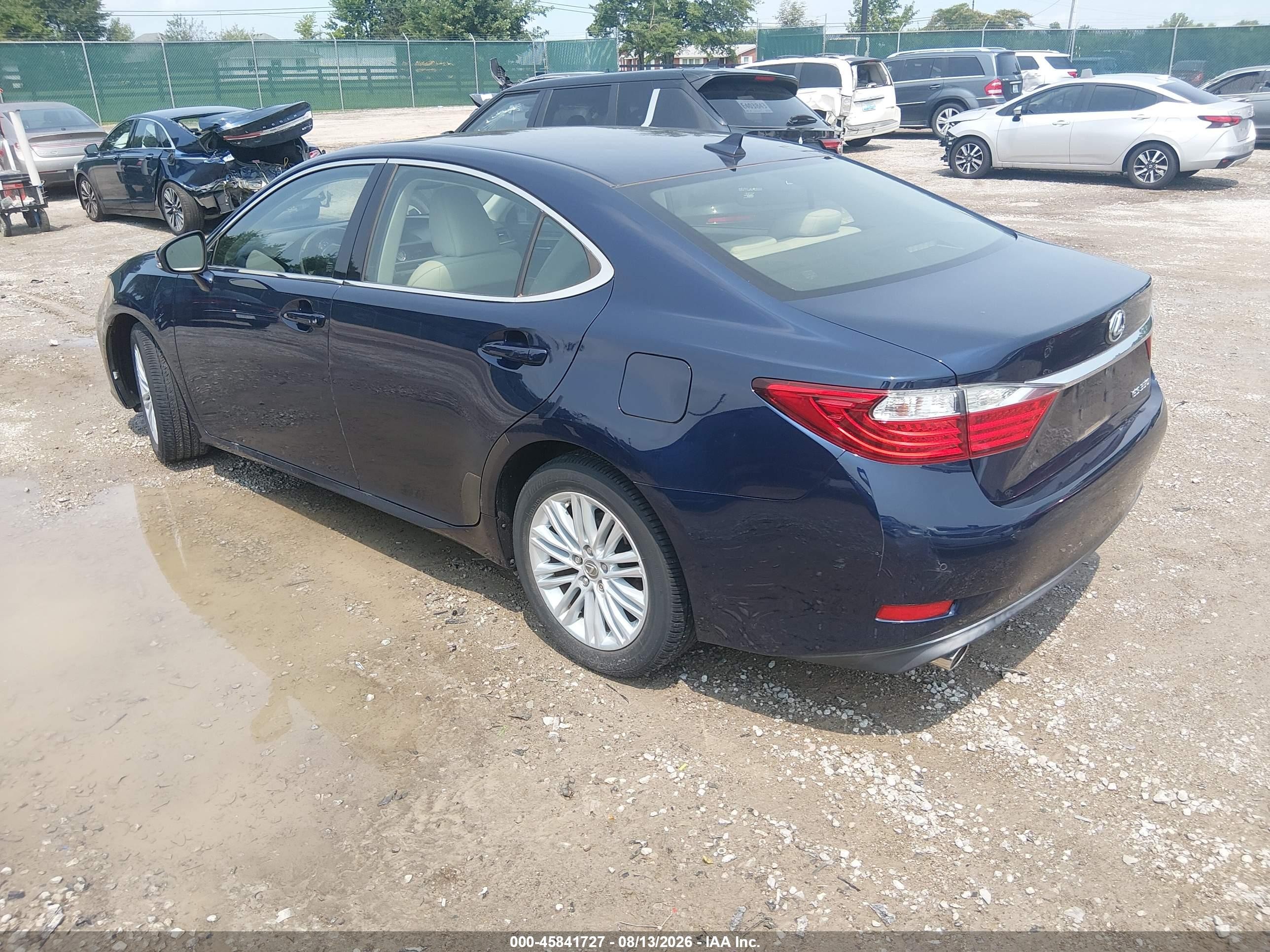 2013 Lexus Es 350   Blue vin: JTHBK1GG4D2044099