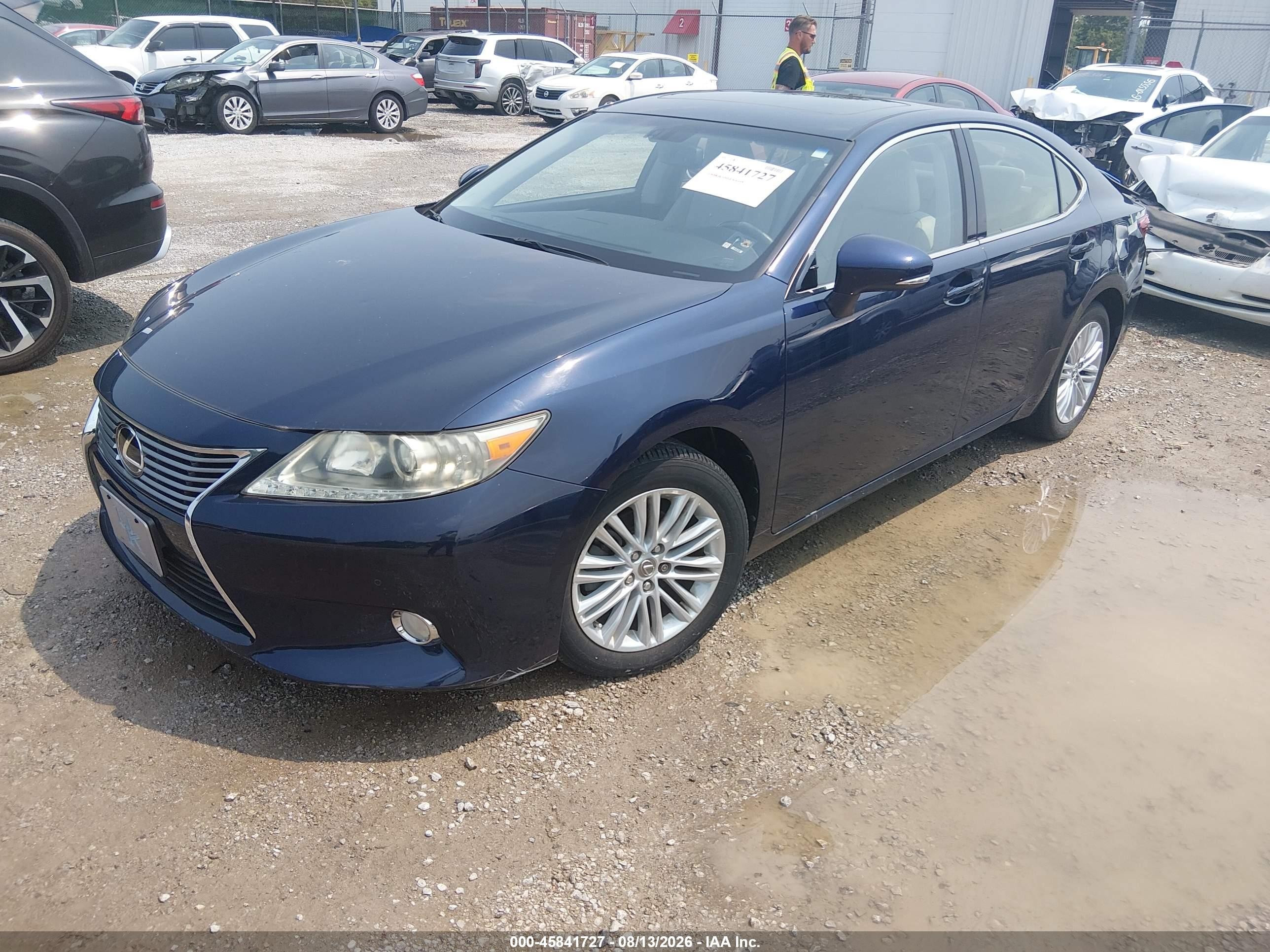 2013 Lexus Es 350   Blue vin: JTHBK1GG4D2044099