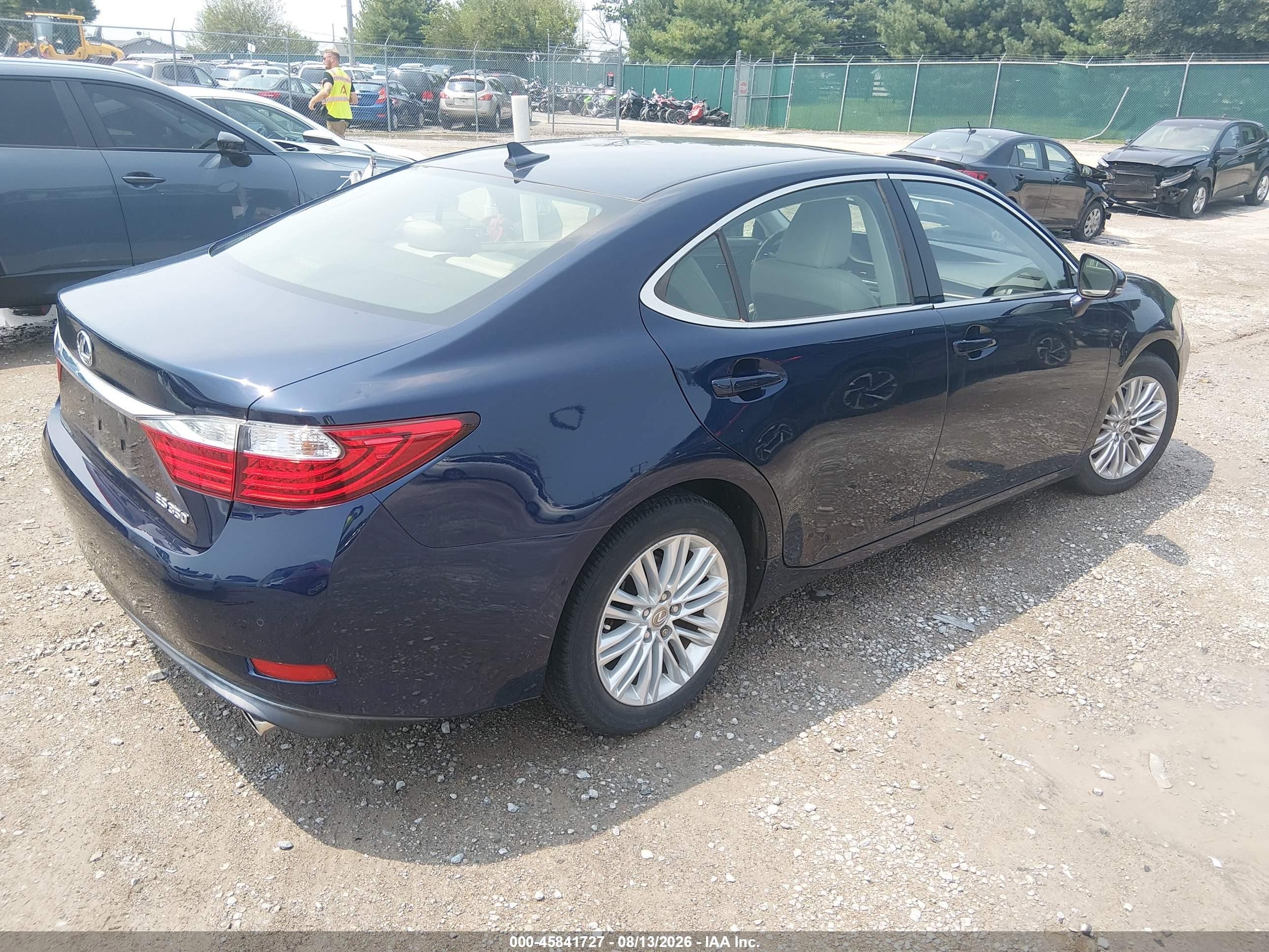 2013 Lexus Es 350   Blue vin: JTHBK1GG4D2044099