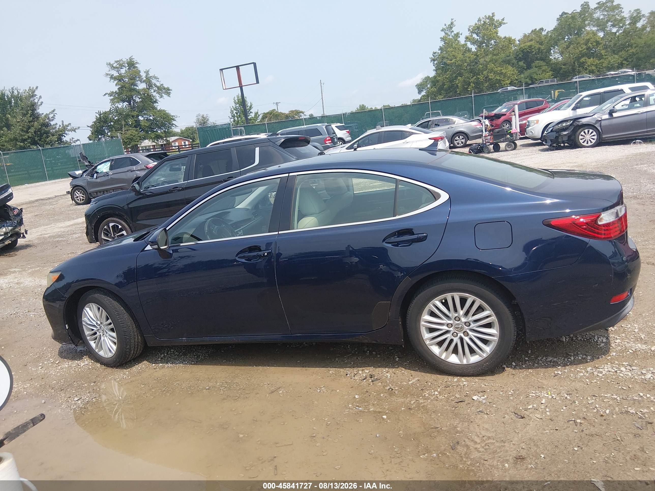 2013 Lexus Es 350   Blue vin: JTHBK1GG4D2044099