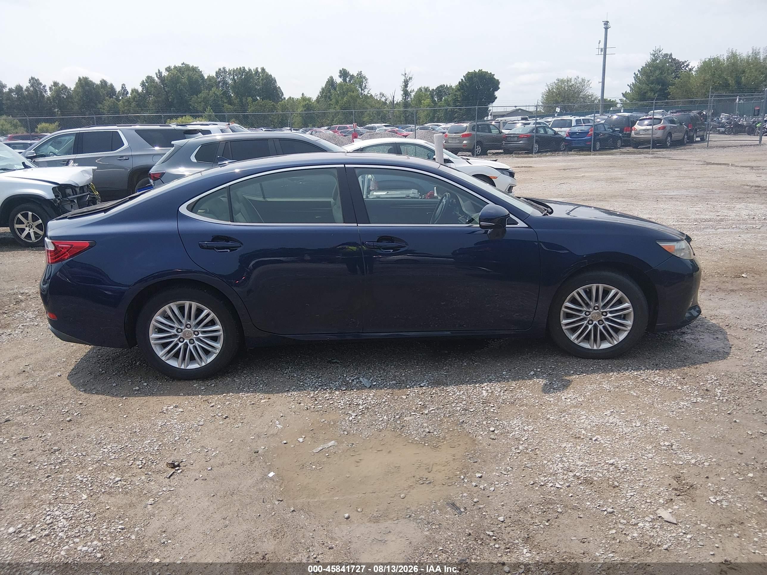 2013 Lexus Es 350   Blue vin: JTHBK1GG4D2044099