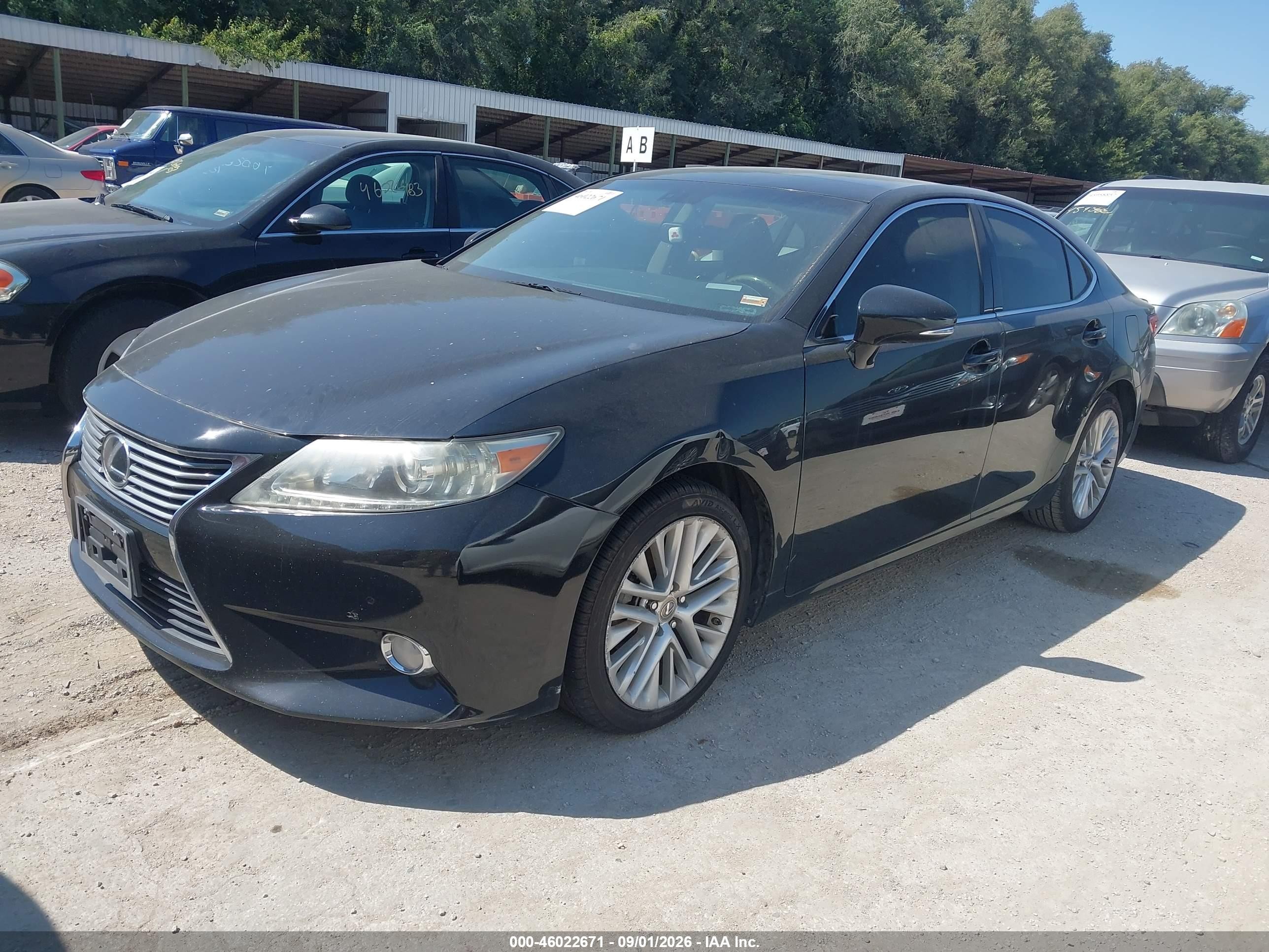 2013 Lexus Es 350   Black vin: JTHBK1GG4D2050727
