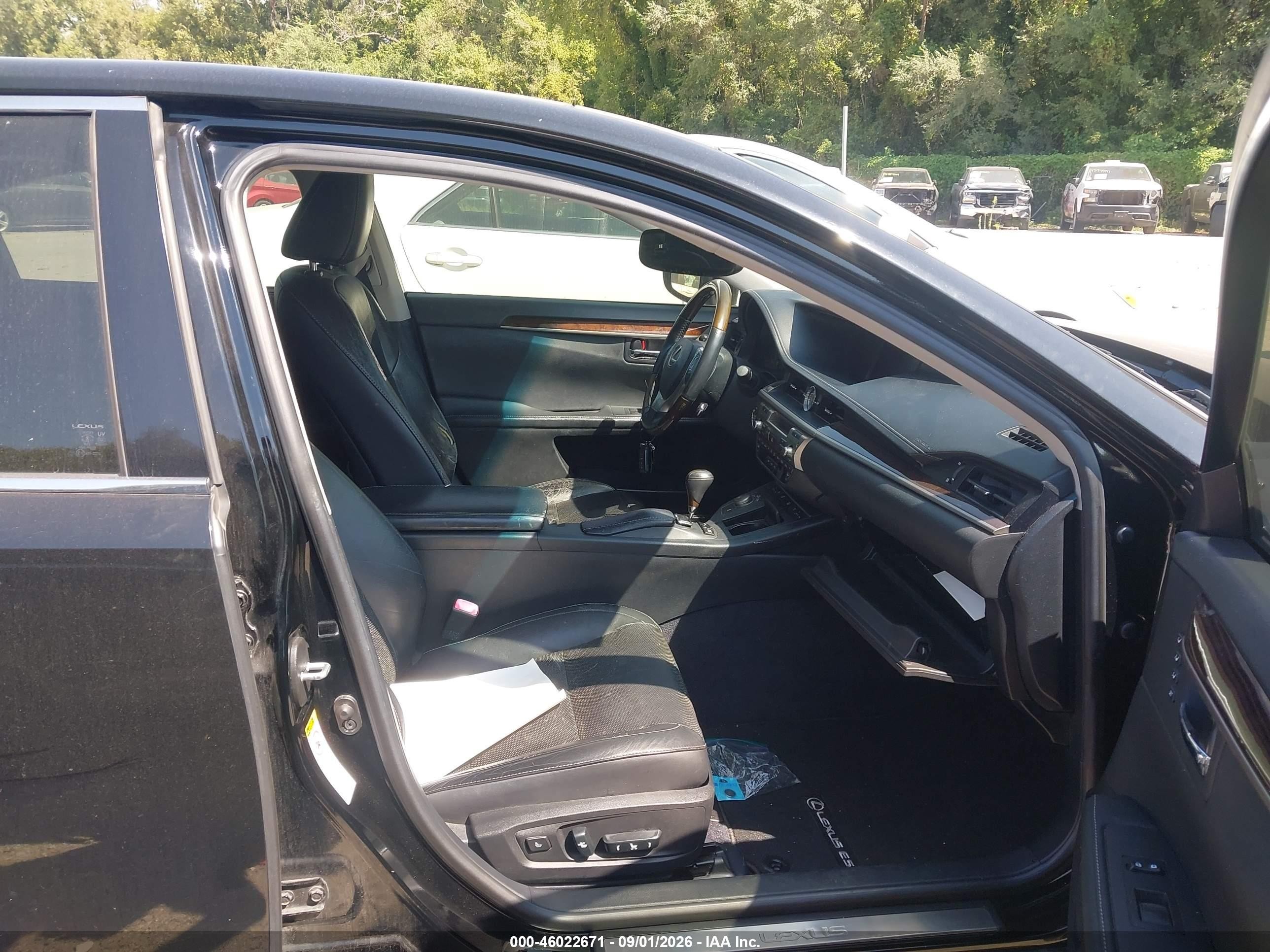 2013 Lexus Es 350   Black vin: JTHBK1GG4D2050727