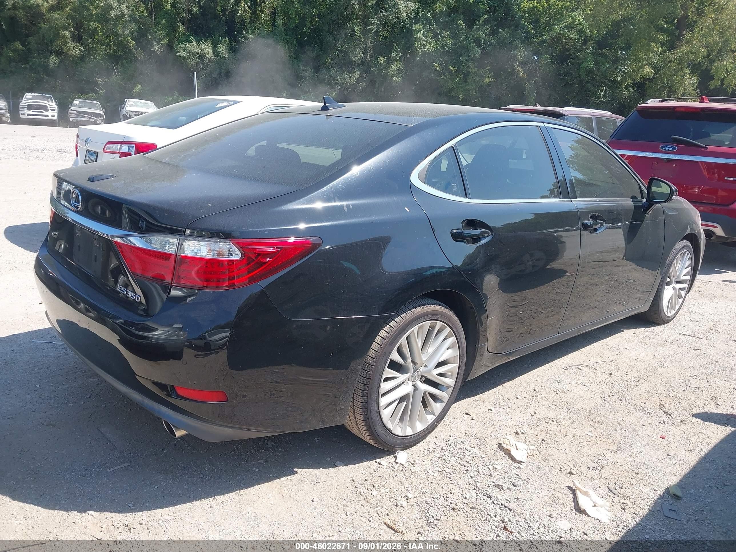 2013 Lexus Es 350   Black vin: JTHBK1GG4D2050727