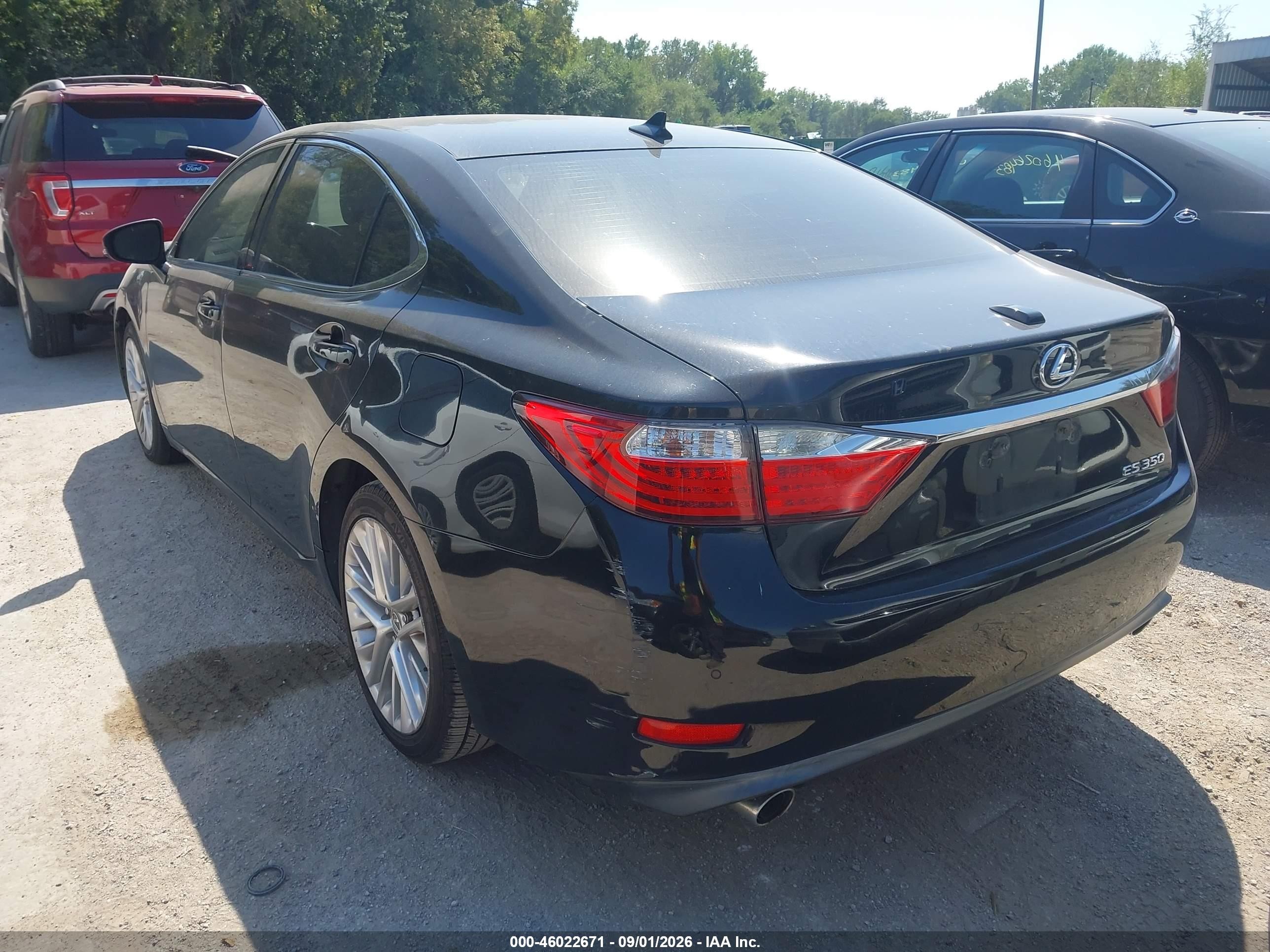 2013 Lexus Es 350   Black vin: JTHBK1GG4D2050727