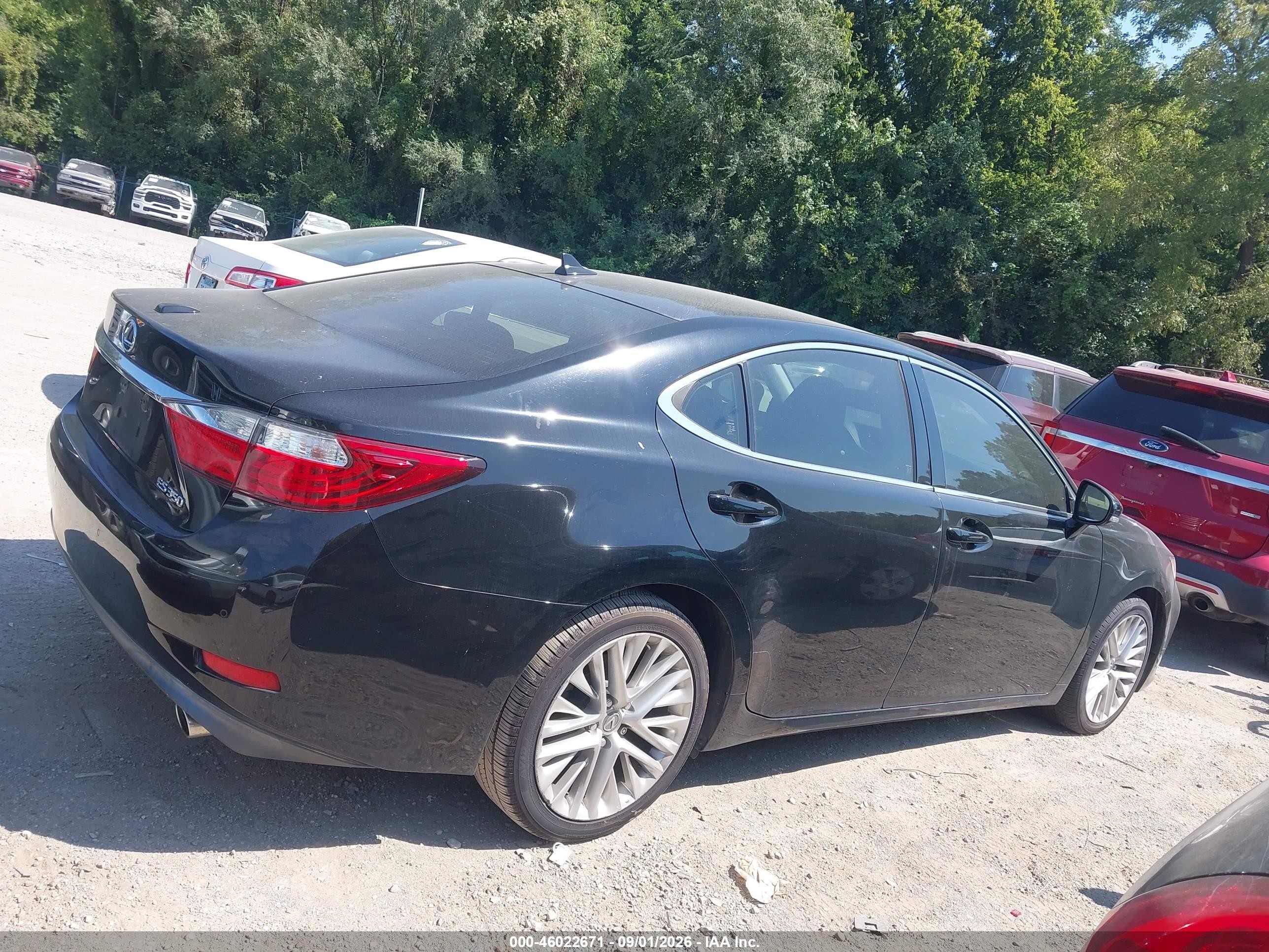 2013 Lexus Es 350   Black vin: JTHBK1GG4D2050727